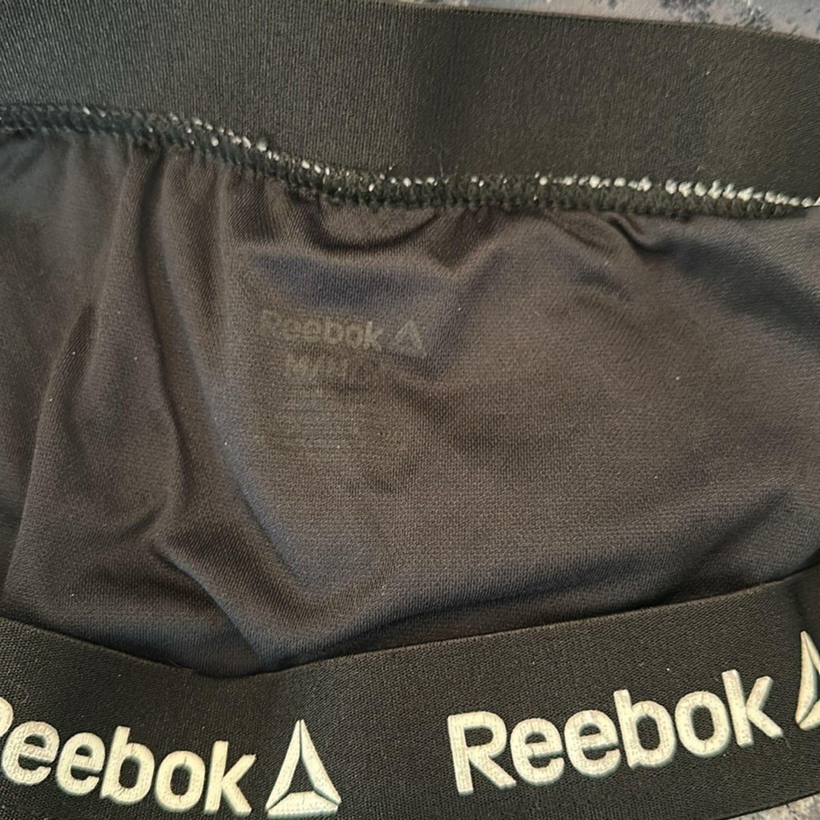 Reebok Gray Black And‎ White Reebok Athletic Shorts With Pockets Size 28" / US 6 / IT 42 - 3 Thumbnail