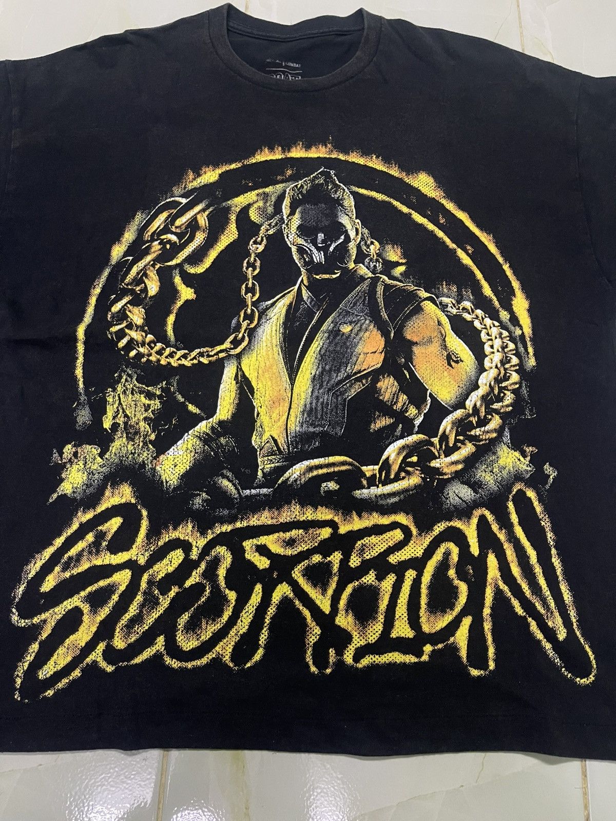 GOAT Crew Vintage Mortal Kombat Get Over Here Shirt Tee Size US XL / EU 56 / 4 - 5 Thumbnail