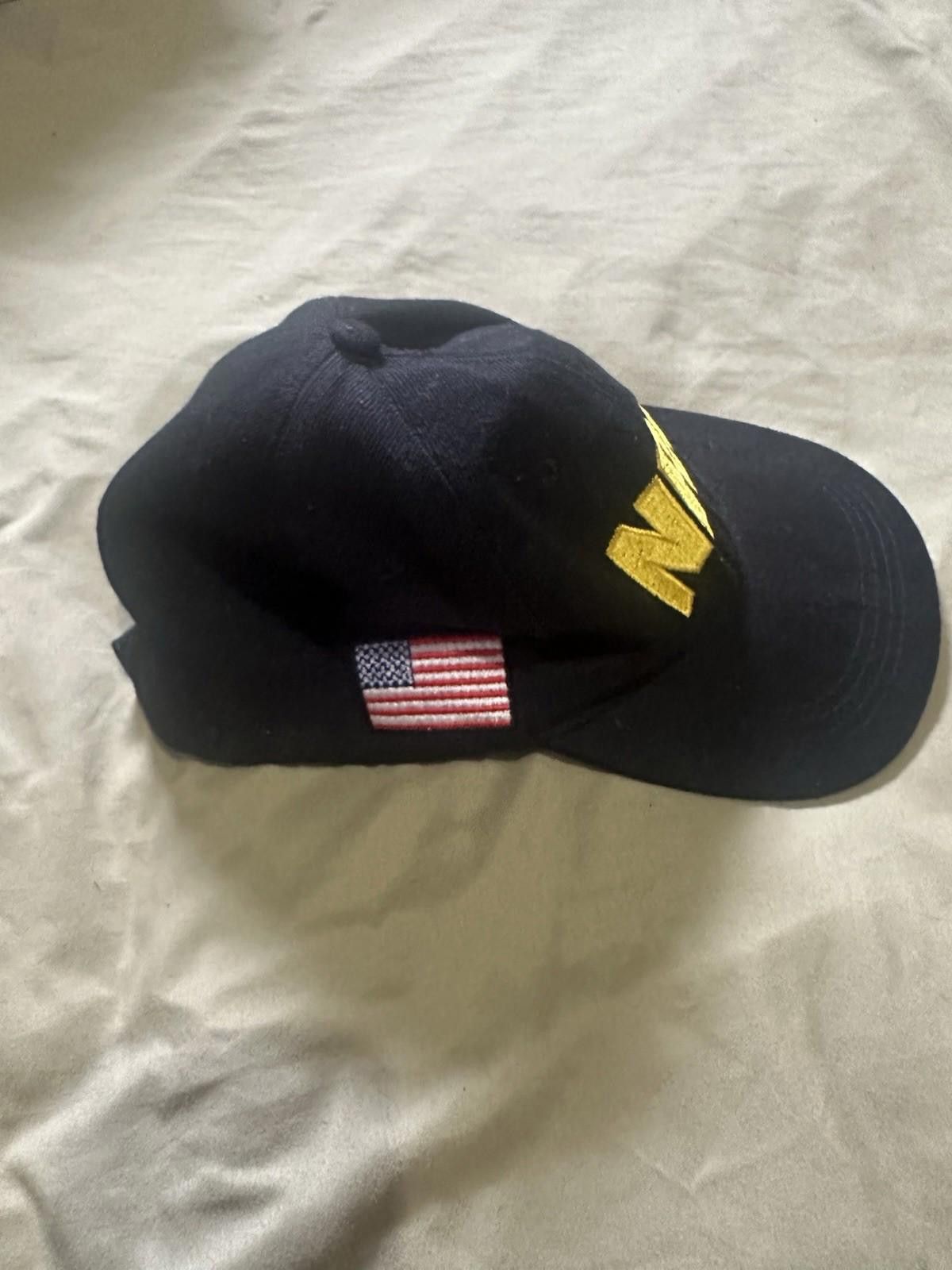Designer NRA black snapback cap hat Flag One Size Size ONE SIZE - 2 Thumbnail