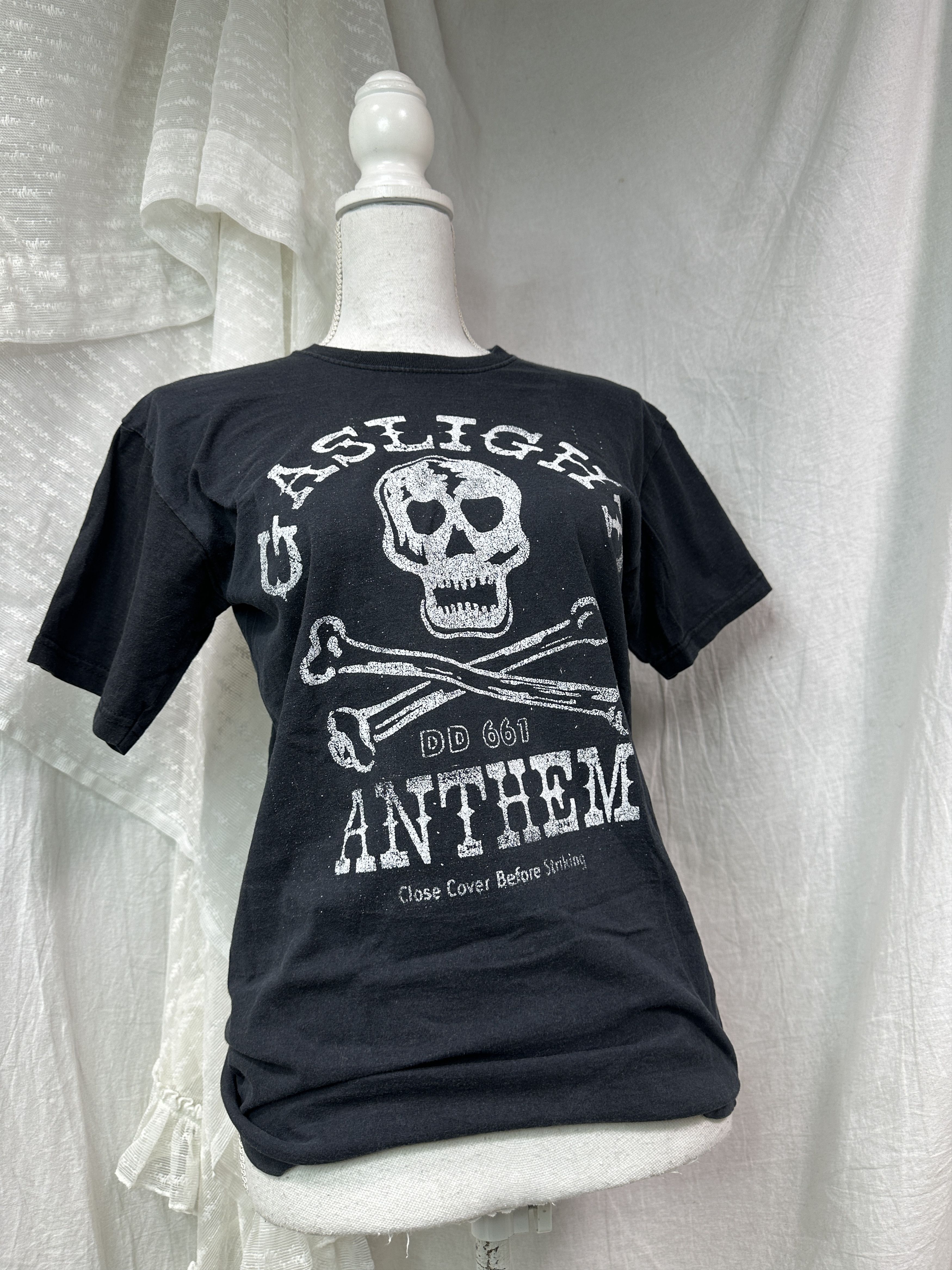 Vintage Vintage Grunge Opium Gaslight Skull Printed T-shirt Y2K Size US S / EU 44-46 / 1 - 1 Thumbnail