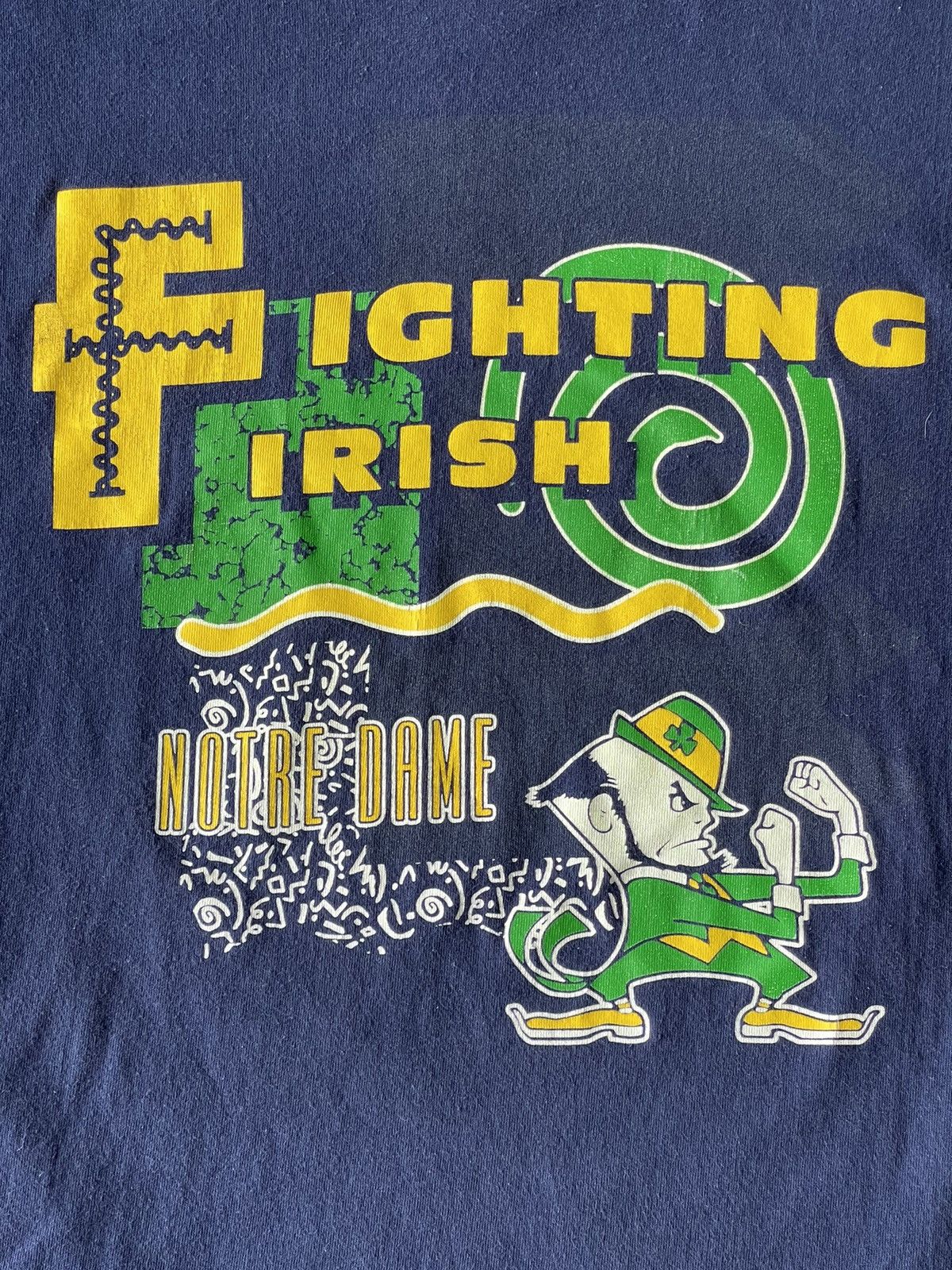 NCAA × Vintage Norte dame “fighting Irish” T-shirt Size US M / EU 48-50 / 2 - 3 Thumbnail