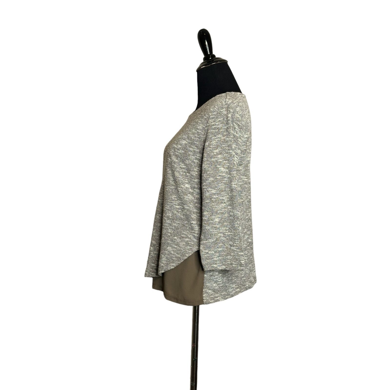 Chicos Chico’s heather 3/4 sleeves sweater size 0 - small Size S / US 4 / IT 40 - 8 Thumbnail