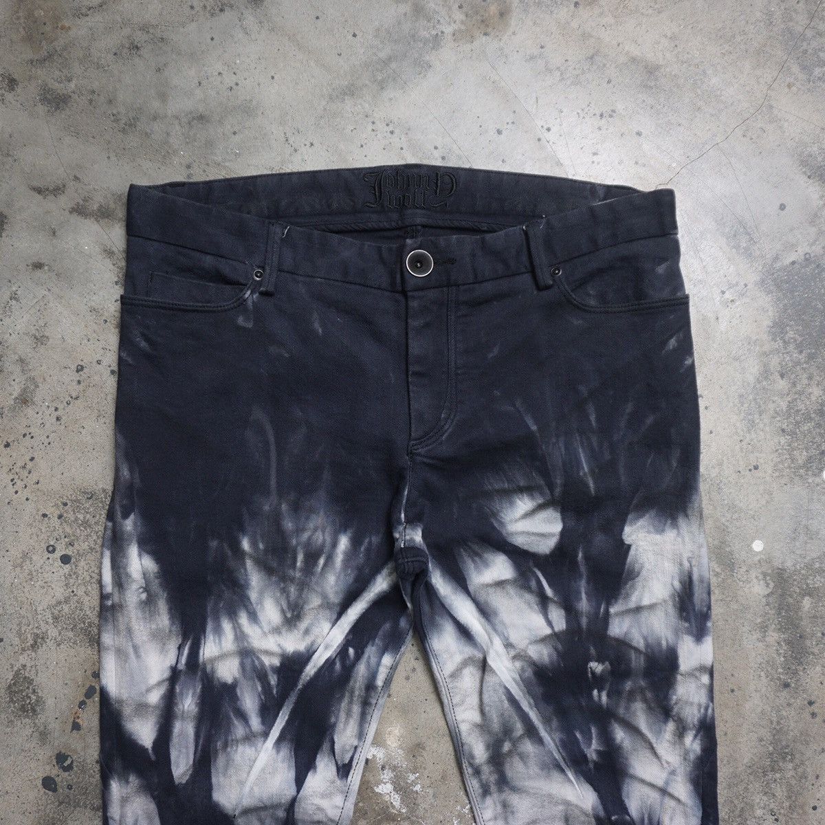 Japanese Brand Johnny Wolf "smoking acid" Jeans Size US 34 / EU 50 - 2 Thumbnail