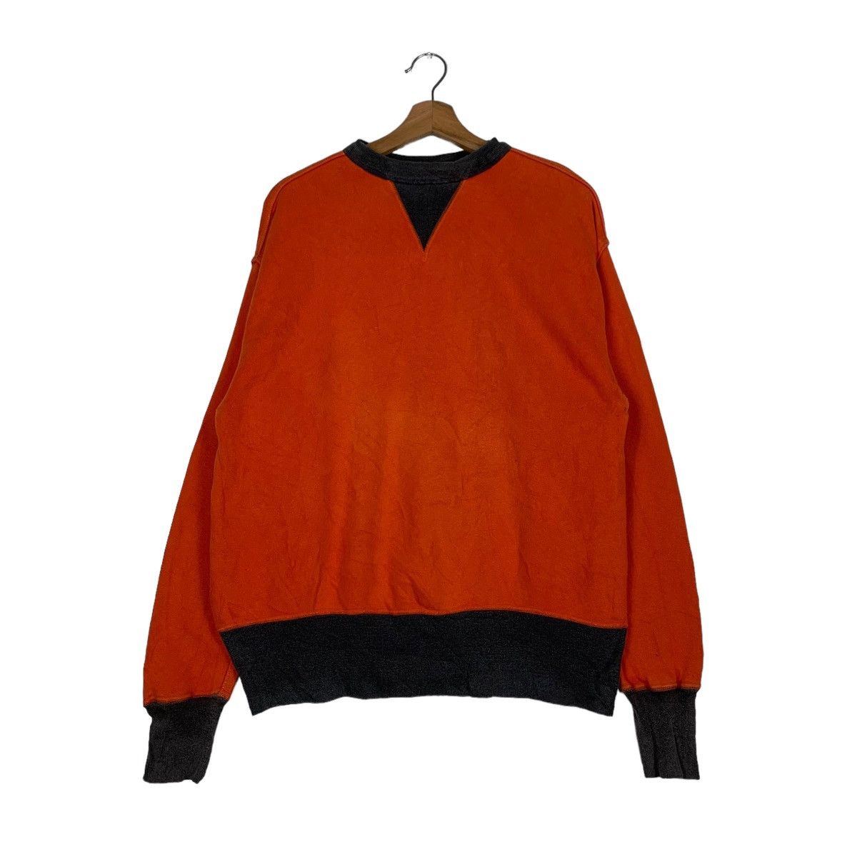 Japanese Brand WAREHOUSE & CO Orange Sweatshirts #0719-C33 Size US M / EU 48-50 / 2 - 1 Thumbnail
