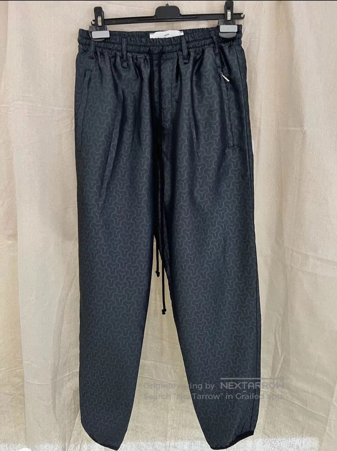 Song For The Mute SFTM 23.1 Black Embroidered Casual Pants. Size US 30 / EU 46 - 1 Thumbnail
