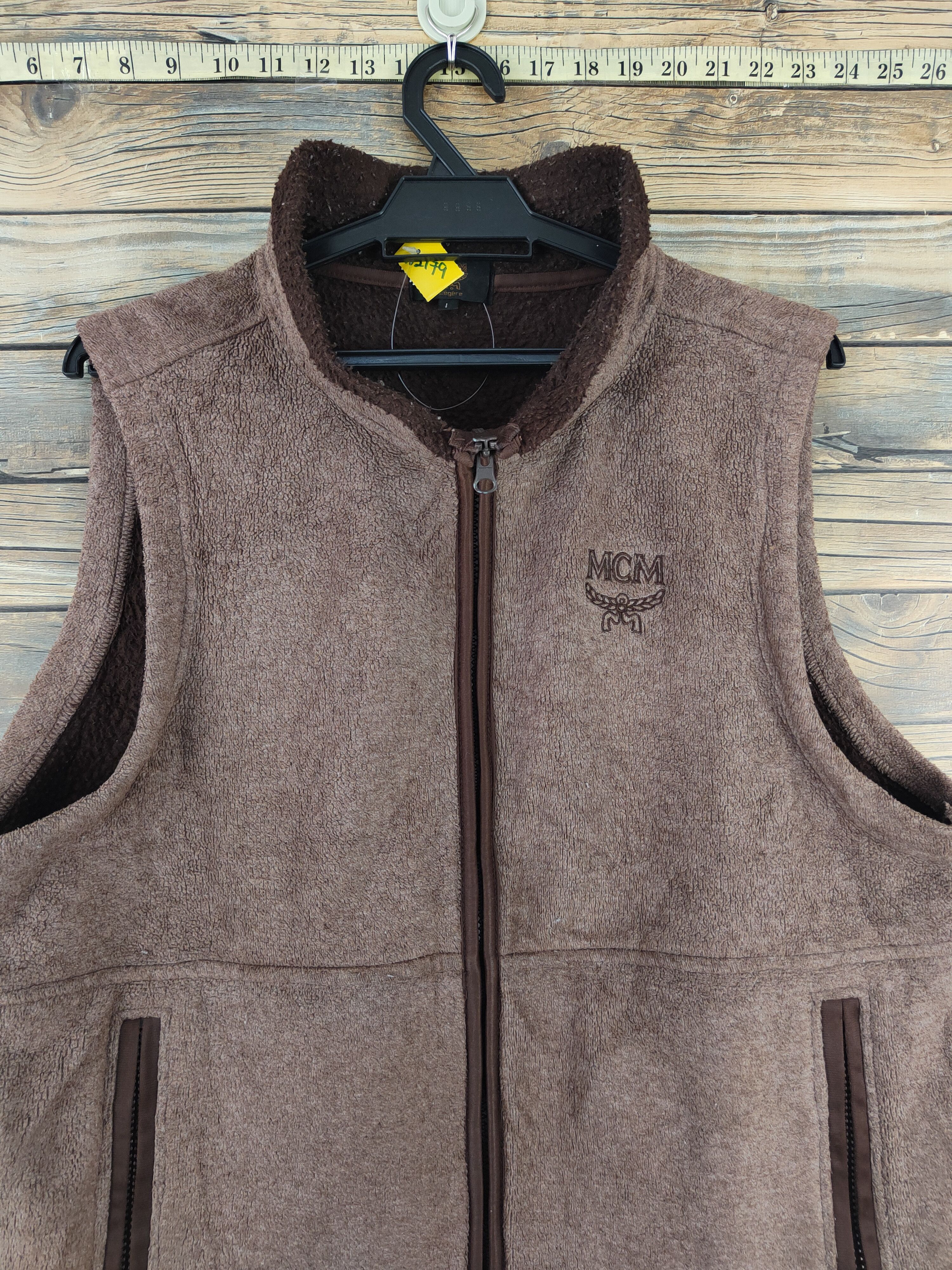 MCM MCM Brown Knitwear Wool Vests #W2179 Size US M / EU 48-50 / 2 - 2 Thumbnail