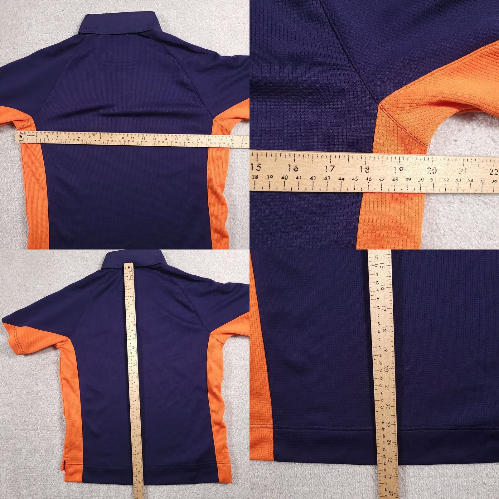 Pro Player Pro Player P2 Polo Shirt University Of Illinois Fighting Illini Blue Orange Mens Size US S / EU 44-46 / 1 - 8 Thumbnail