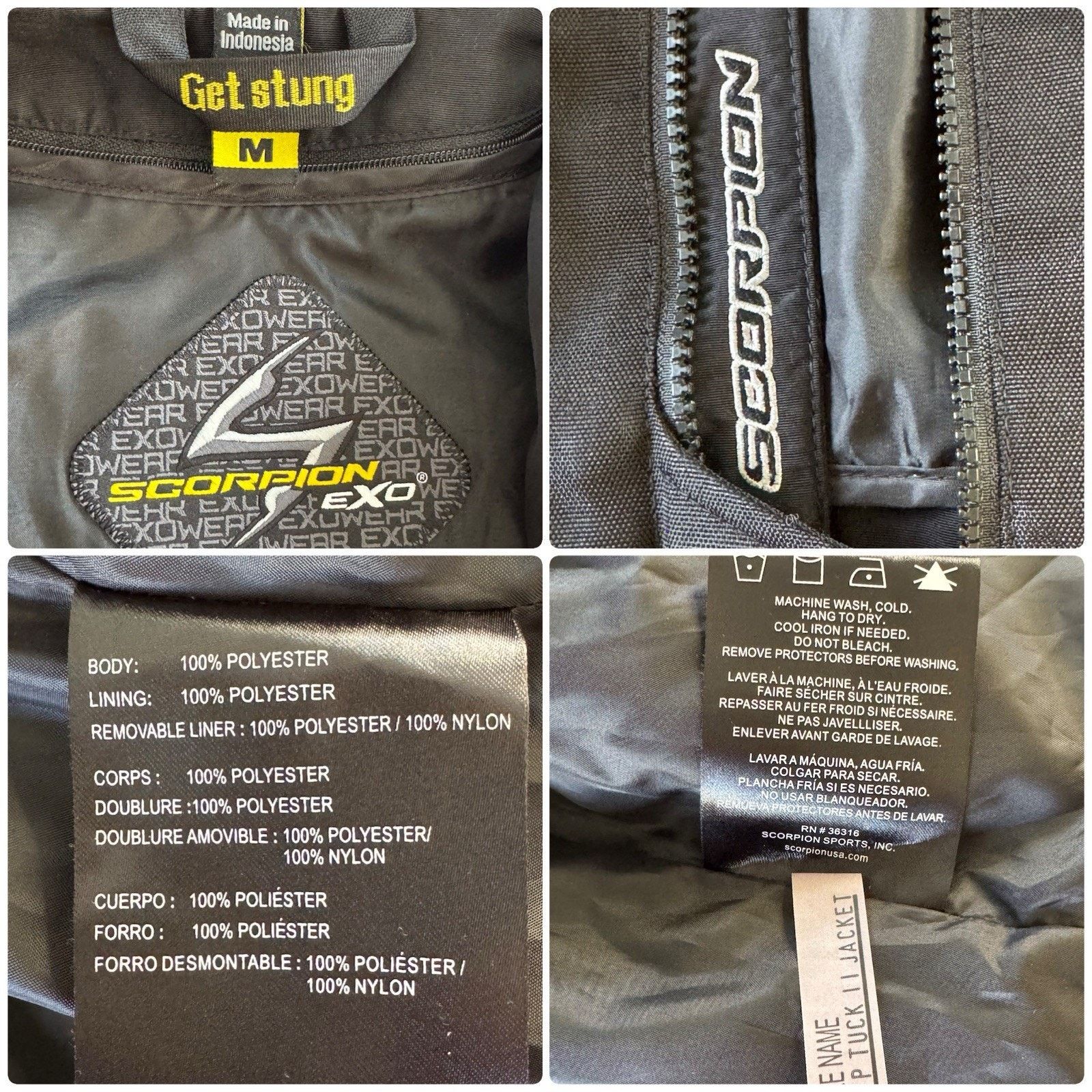Other SCORPION Get Stung Women's Nip Tuck II Motorcycle Jacket M Size M / US 6-8 / IT 42-44 - 12 Thumbnail