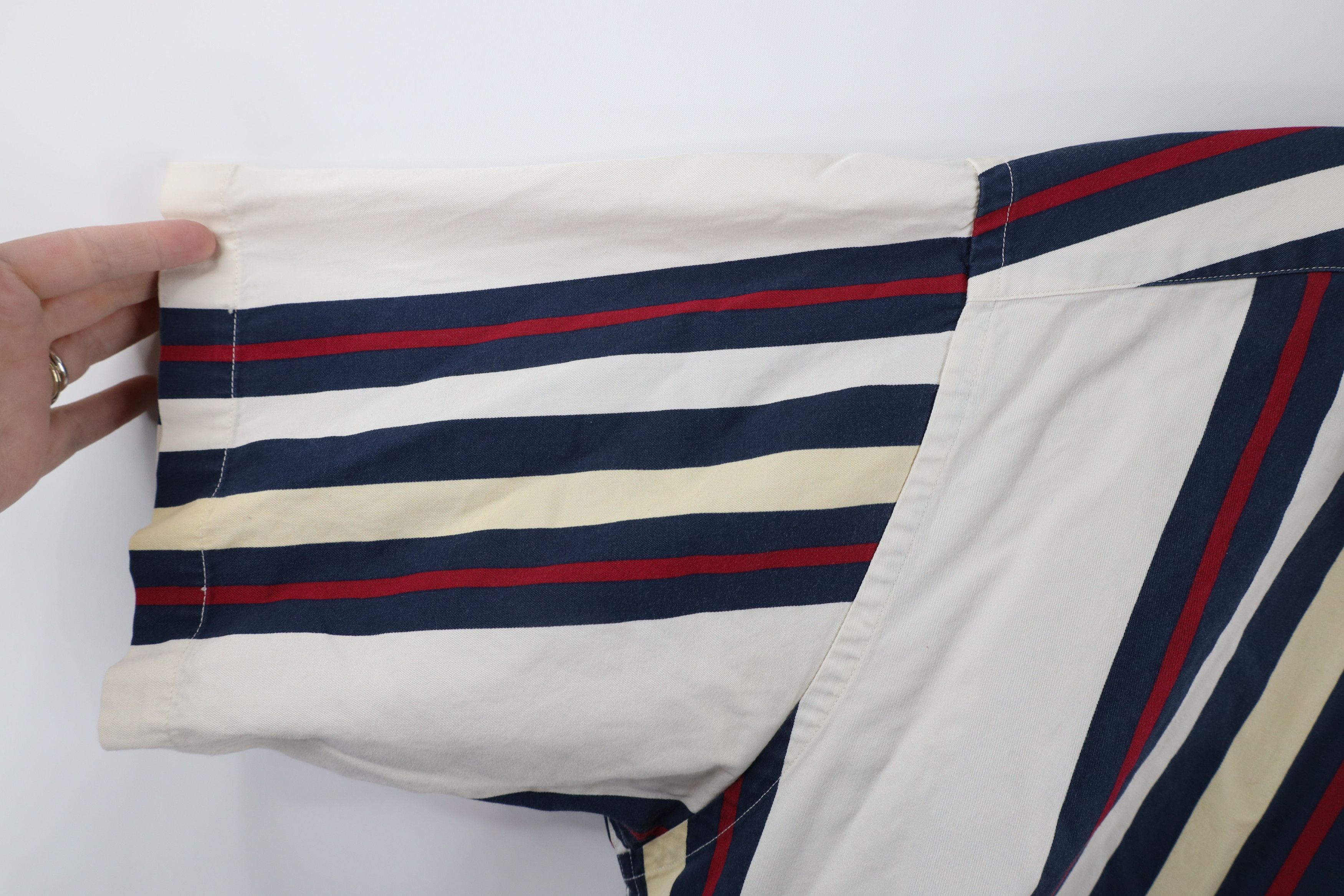 Tommy Hilfiger × Vintage Vintage 90s Tommy Hilfiger Short Sleeve Button Down Shirt Size US L / EU 52-54 / 3 - 6 Thumbnail