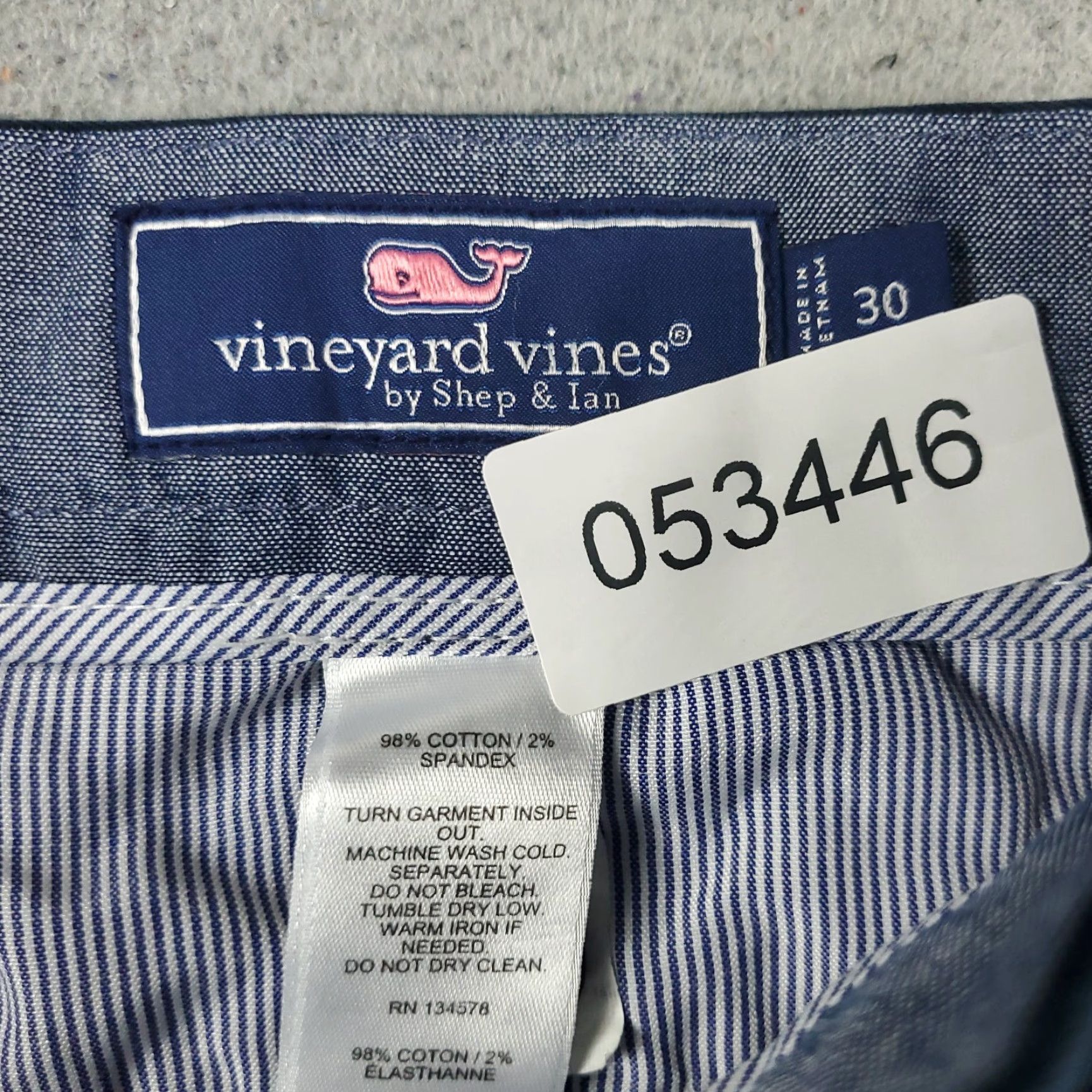 Vineyard Vines VINTAGE Vineyard Vines Shorts Men Size 30 Blue Flat Front Chino Casual Classic Preppy Size US 30 / EU 46 - 8 Thumbnail