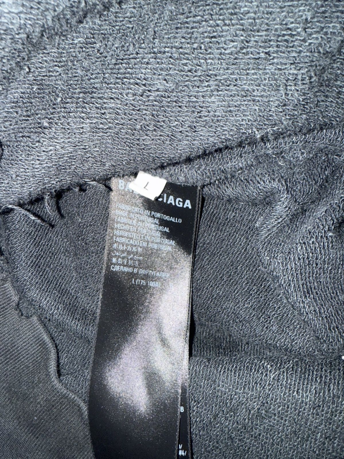 Balenciaga Balenciaga Paris Logo-embroidered Cotton Hoodie In Black Size US L / EU 52-54 / 3 - 6 Thumbnail