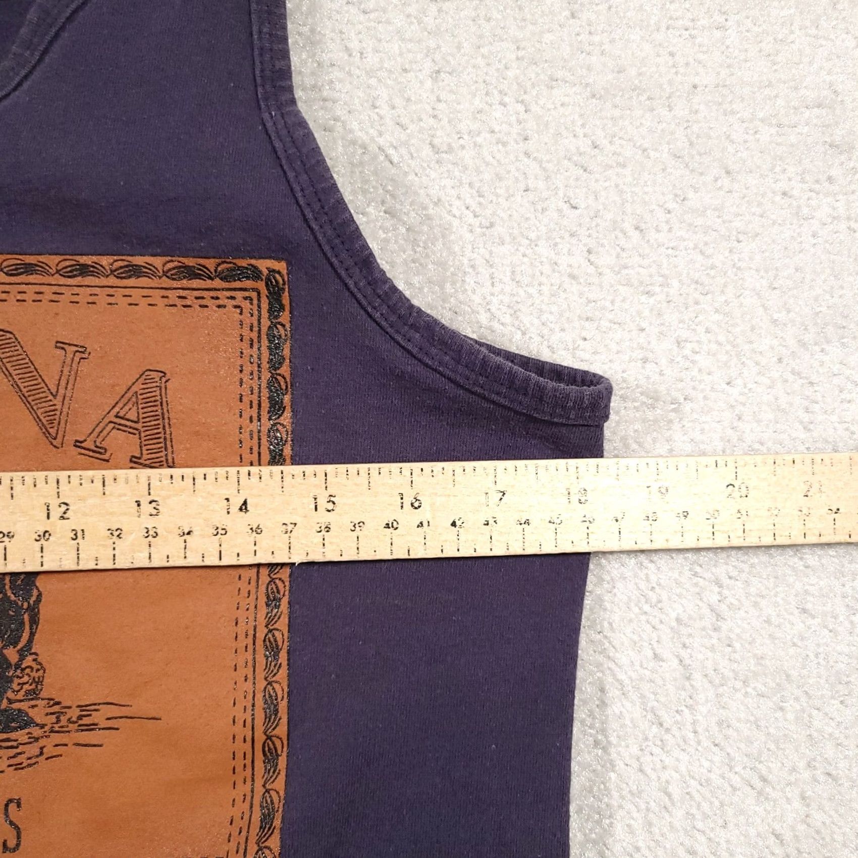 Anvil VINTAGE Anvil USA Made Arizona Shirt Western Traditions Sleeveless Crew Neck Blue Cotton T-Shirt Men M Medium Size US M / EU 48-50 / 2 - 6 Thumbnail