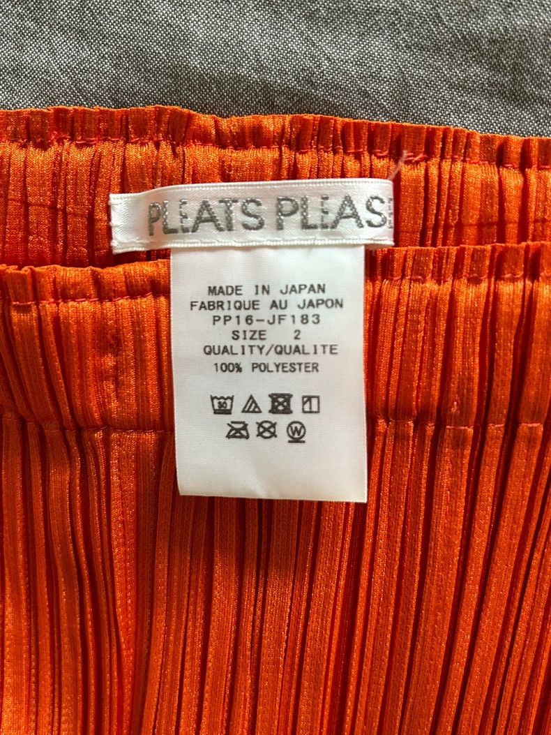 Issey Miyake Issey Miyake size:2 Orange pleated pants Size 42" / US 20 - 4 Thumbnail