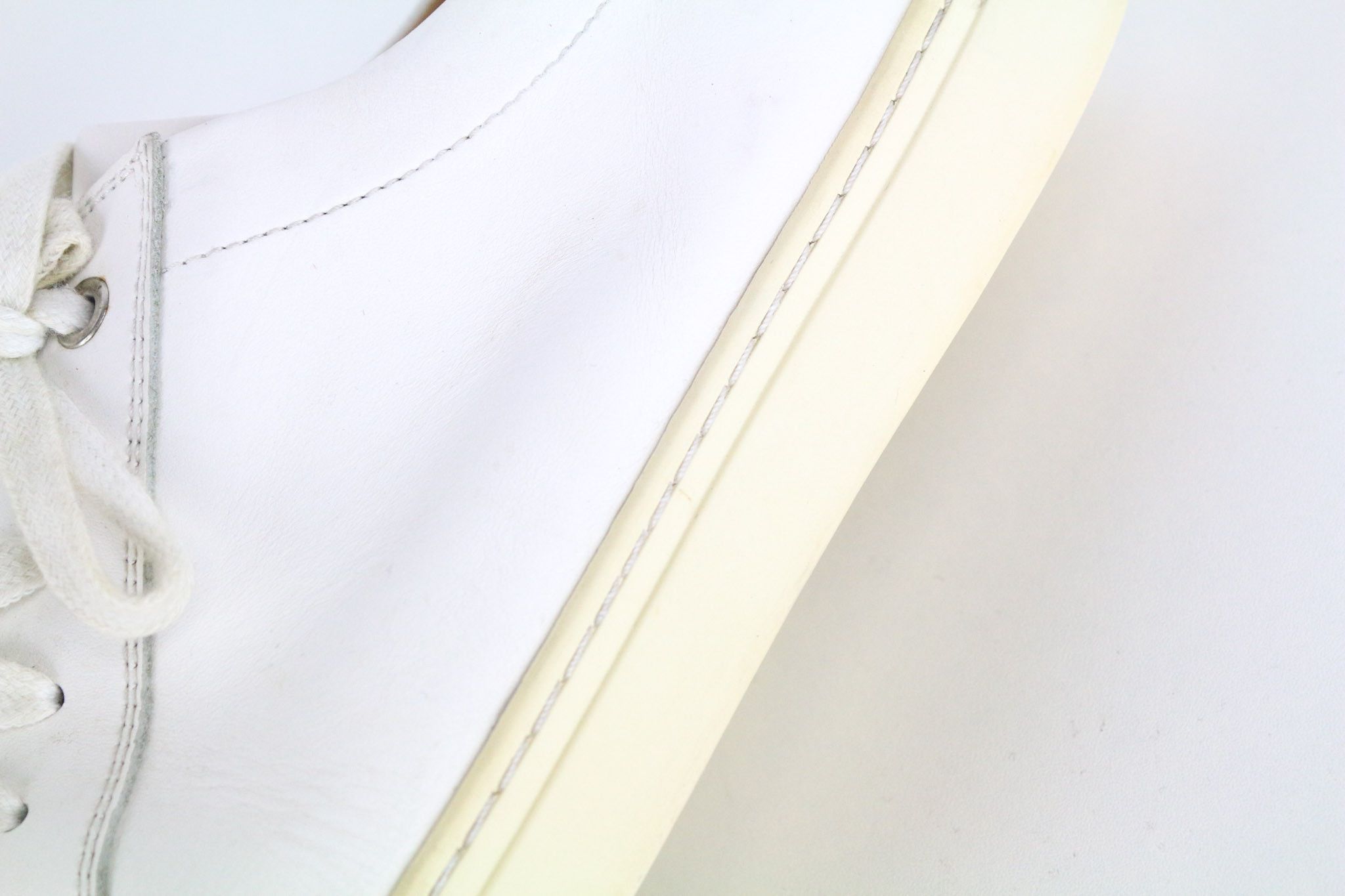 Suitsupply EU43 White Leather Laced Sneakers 73654 Size US 10 / EU 43 - 13 Thumbnail