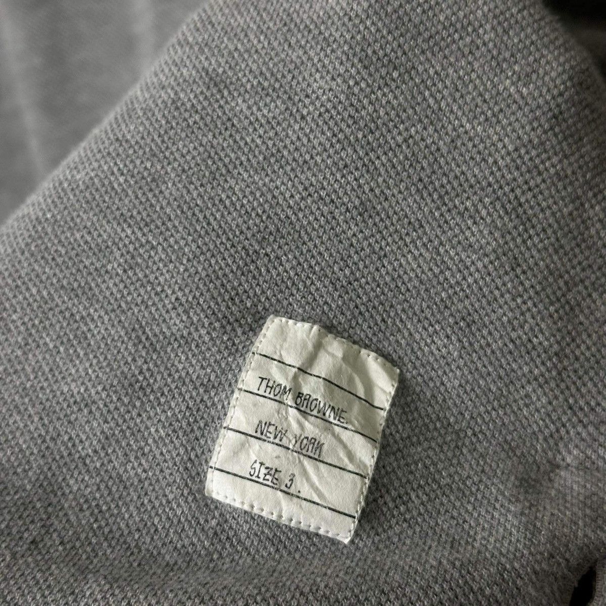 Thom Browne THOM BROWNE BACK STRIPED LONGSLEVE Size US L / EU 52-54 / 3 - 9 Thumbnail