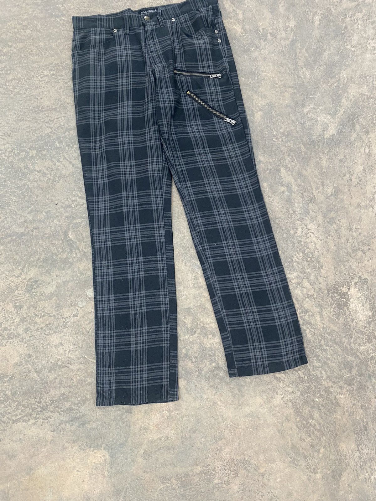 Le Grande Bleu (L.G.B.) 31040=SKKONE PUNK PLAID PANTS LGB HYSTERIC MADPUNK Size US 31 - 2 Thumbnail