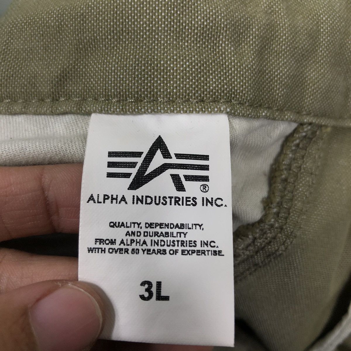 Alpha Industries 🔥Cropped Biker Pants Cargo Alpha Industries Pocket Bondage Size US 42 / EU 58 - 14 Thumbnail
