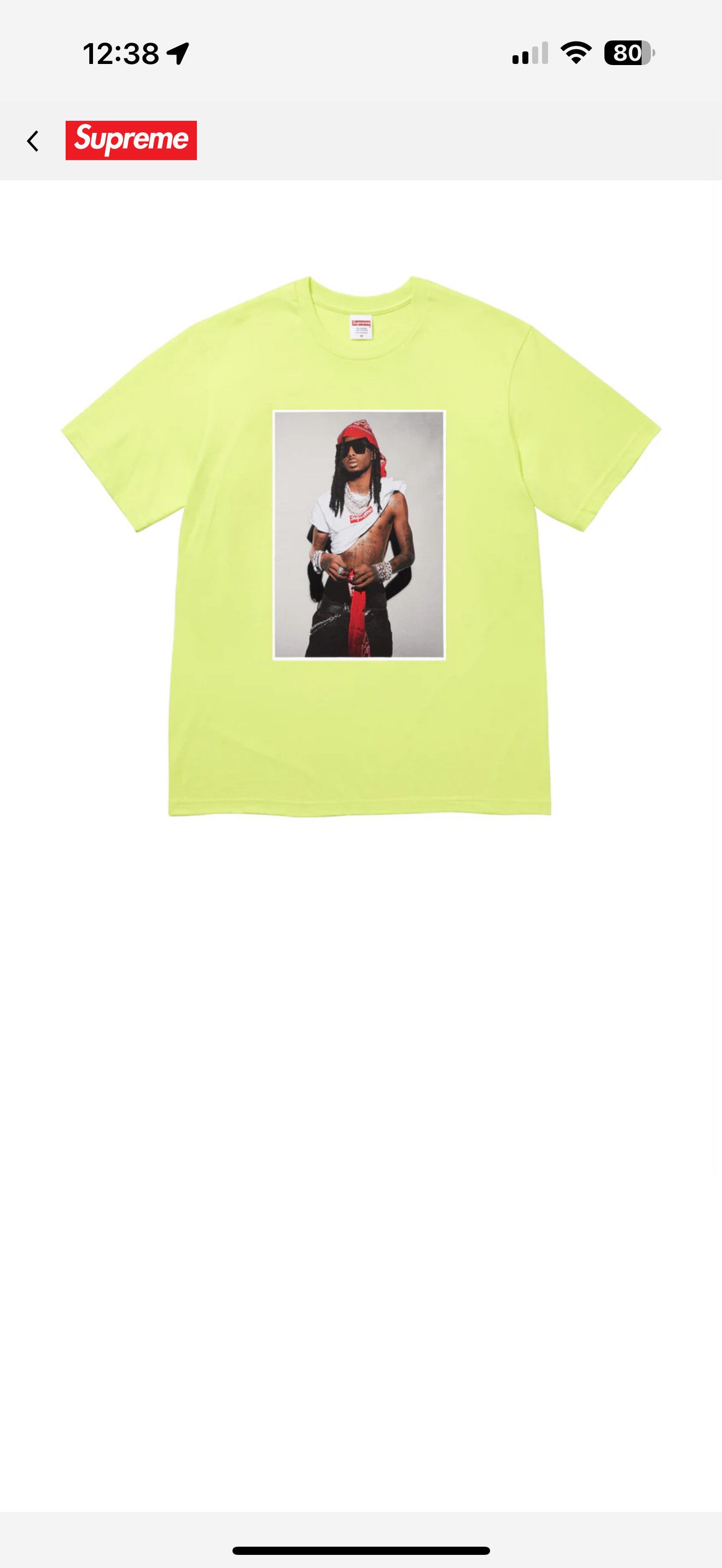 Supreme Playboi Carti Tee Size US M / EU 48-50 / 2 - 1 Preview
