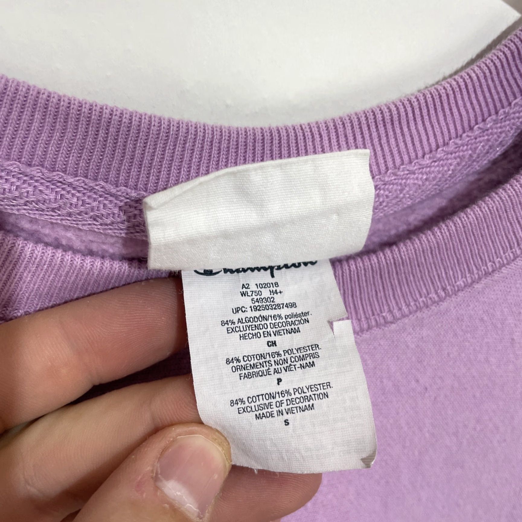 Champion VINTAGE Champion Sweater Womens Small Pink Reverse Weave Crewneck Pullover Sweatshirt Size S / US 4 / IT 40 - 3 Thumbnail