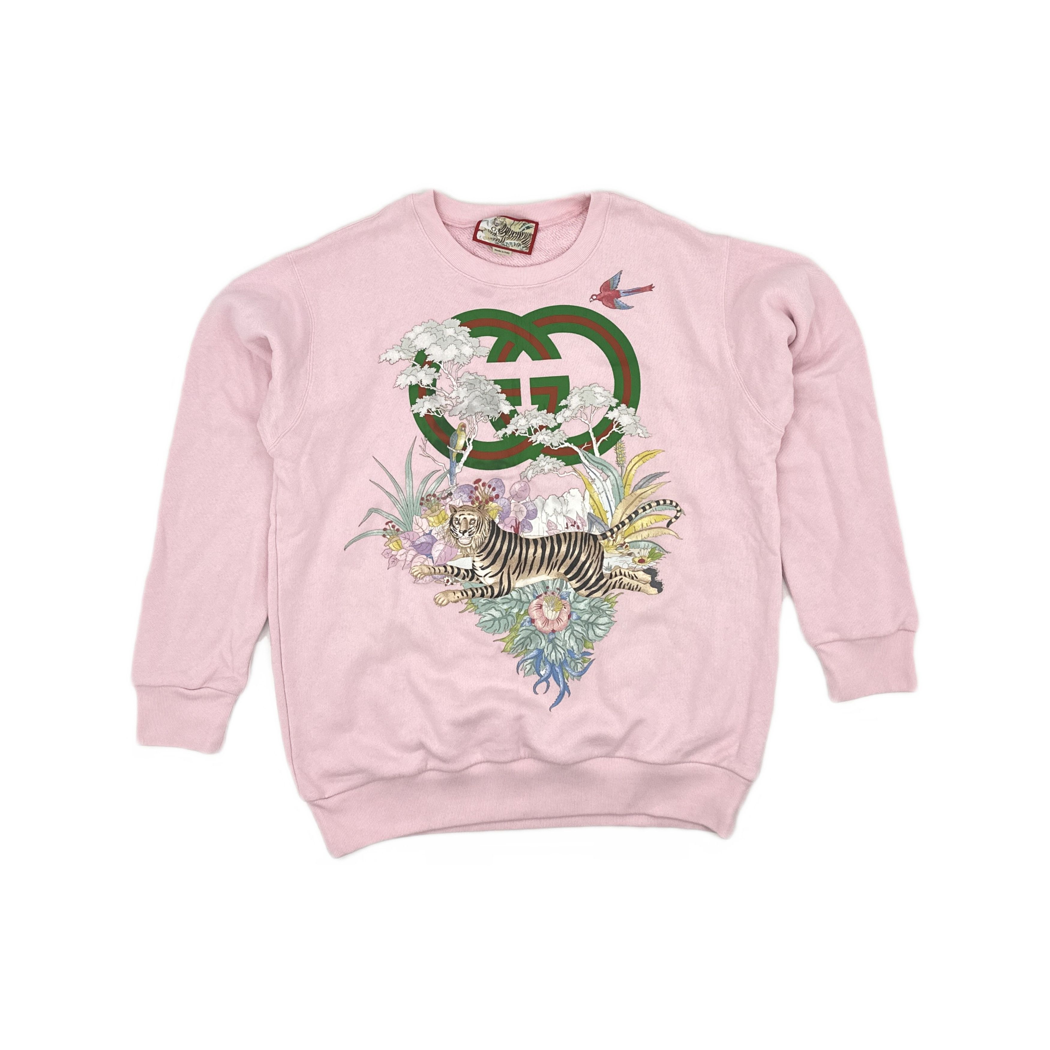 Gucci Gucci Pink Tiger Graphic Sweatshirt Size M Size M / US 6-8 / IT 42-44 - 1 Thumbnail