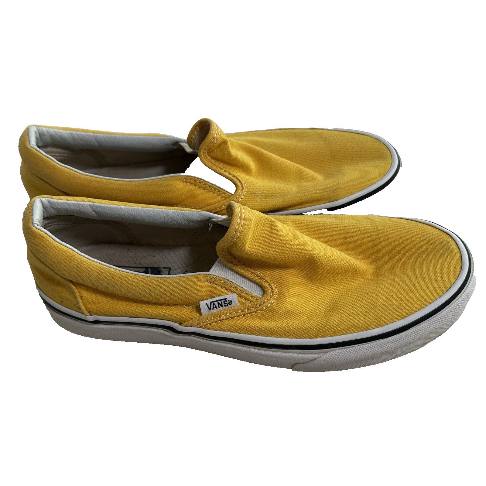 Vans Vans Classic Slip-on Yellow Shoes M5.5 /Wo7 Skate Sneakers Size US 6.5 / EU 39-40 - 1 Thumbnail