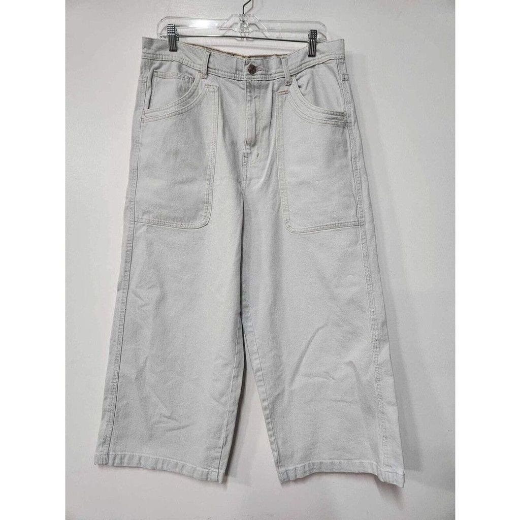 Free People Free People Piper Mid Rise Crop Wide Leg Jeans Size 32. B20 Size 32" / US 10 / IT 46 - 6 Thumbnail