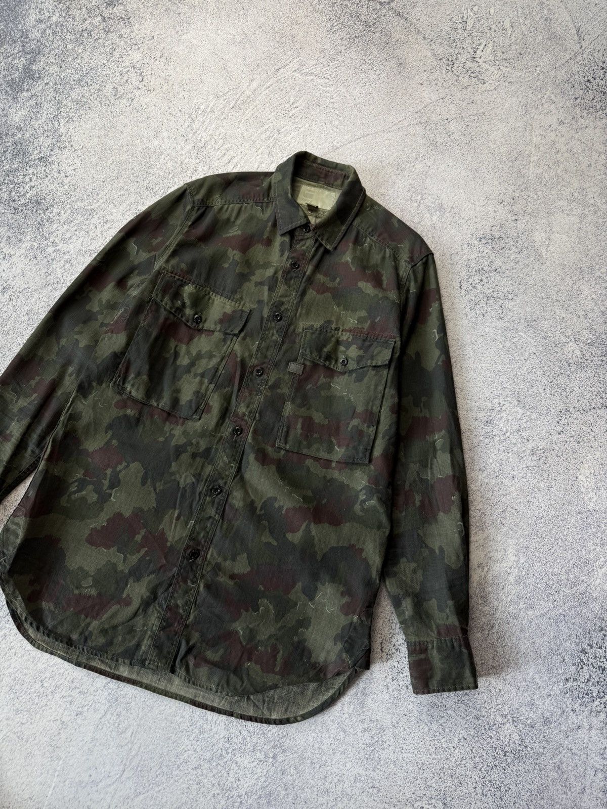 G-Star Vintage G Star Raw Multicam Thick Shirt Size M Size US M / EU 48-50 / 2 - 4 Thumbnail