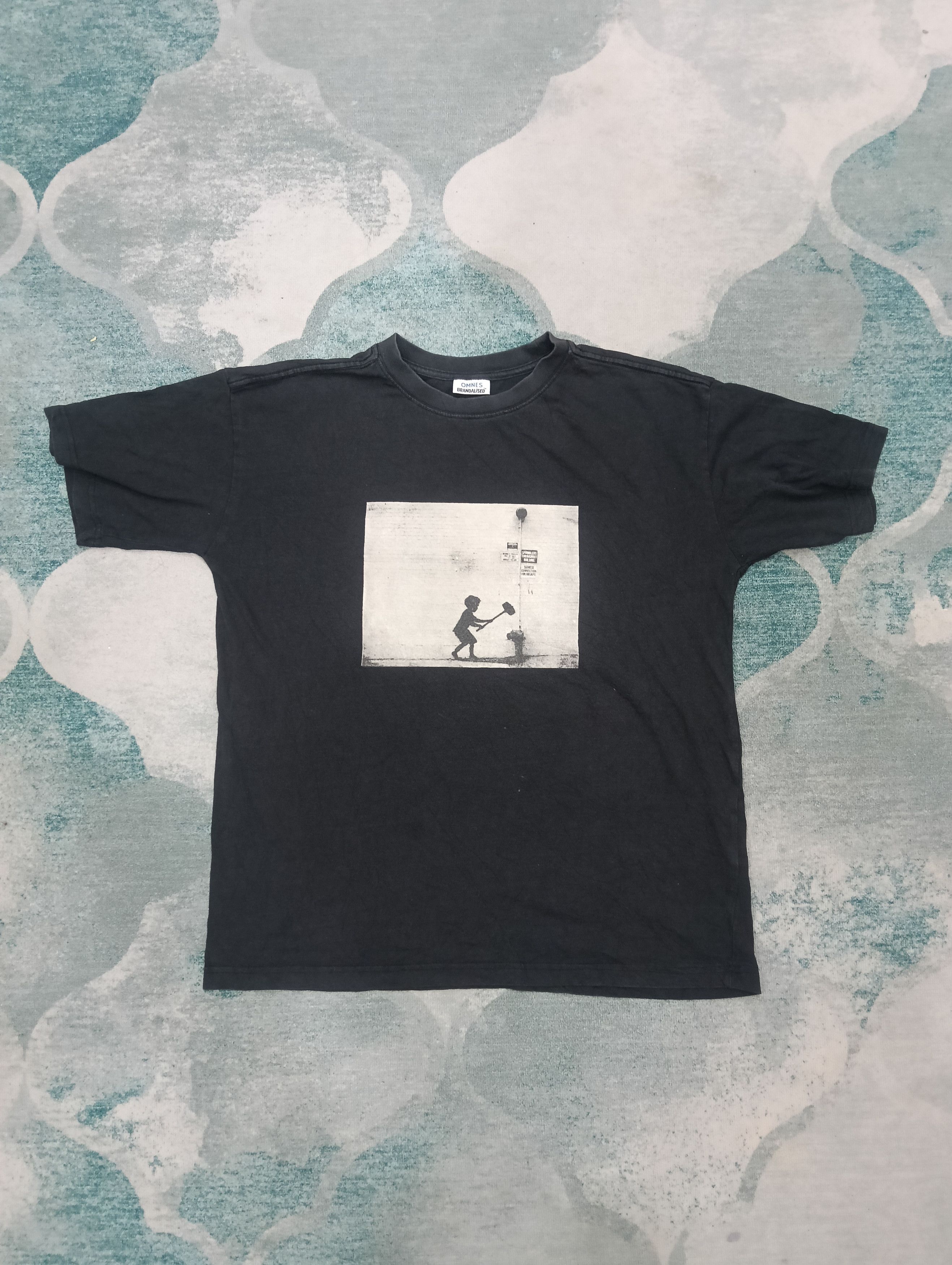 Japanese Brand Omnes Brandalised Japan Brand Streetwear Shirt Size US L / EU 52-54 / 3 - 2 Thumbnail