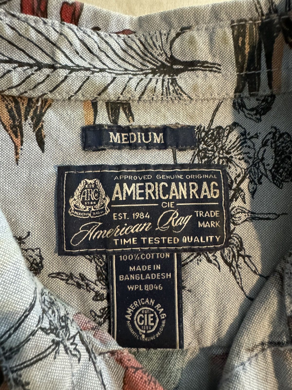 American Rag American Rag Button Up Shirt Size Medium- Blue Size US M / EU 48-50 / 2 - 3 Thumbnail