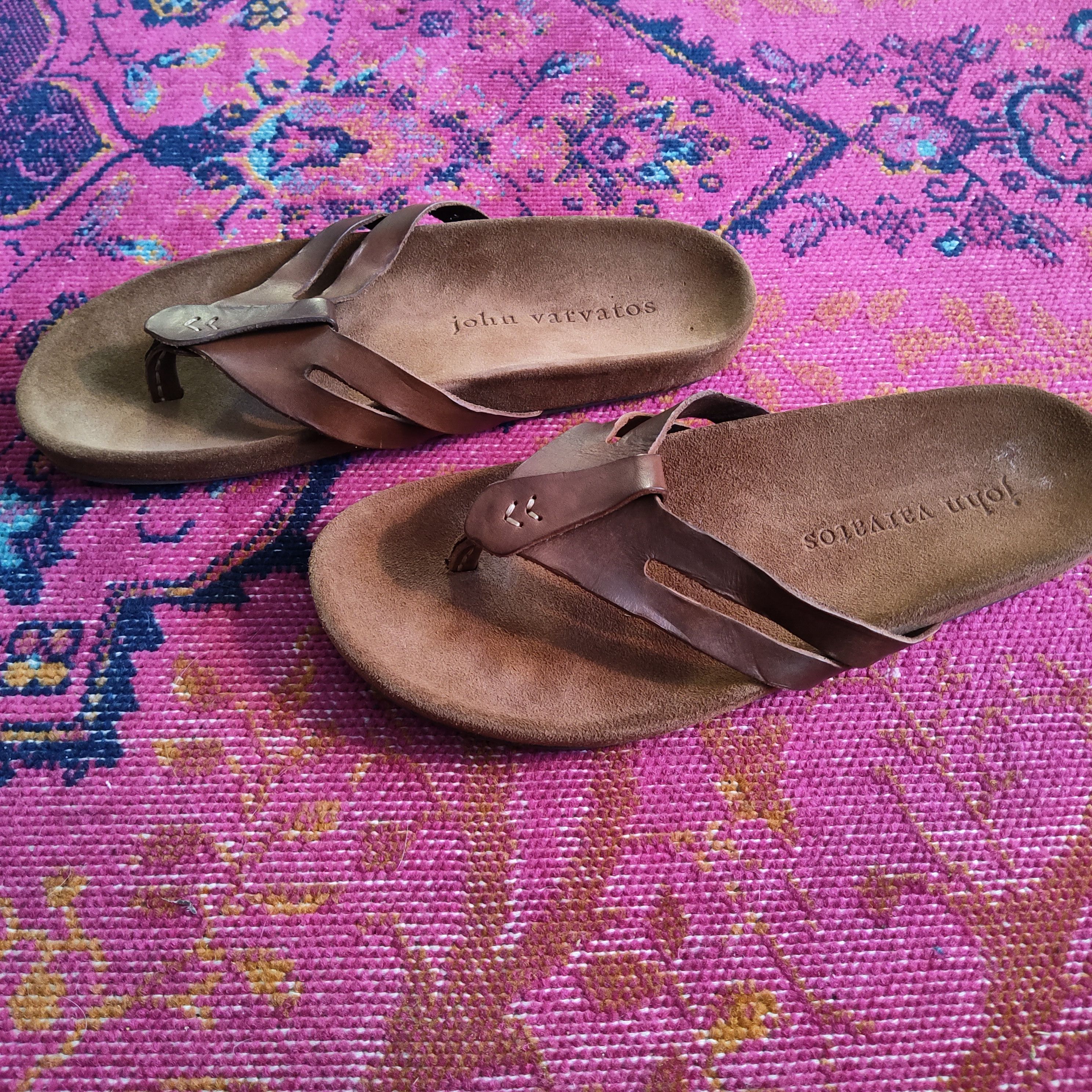 John Varvatos Thong Flip Flop Sandals New In Box Never Worn