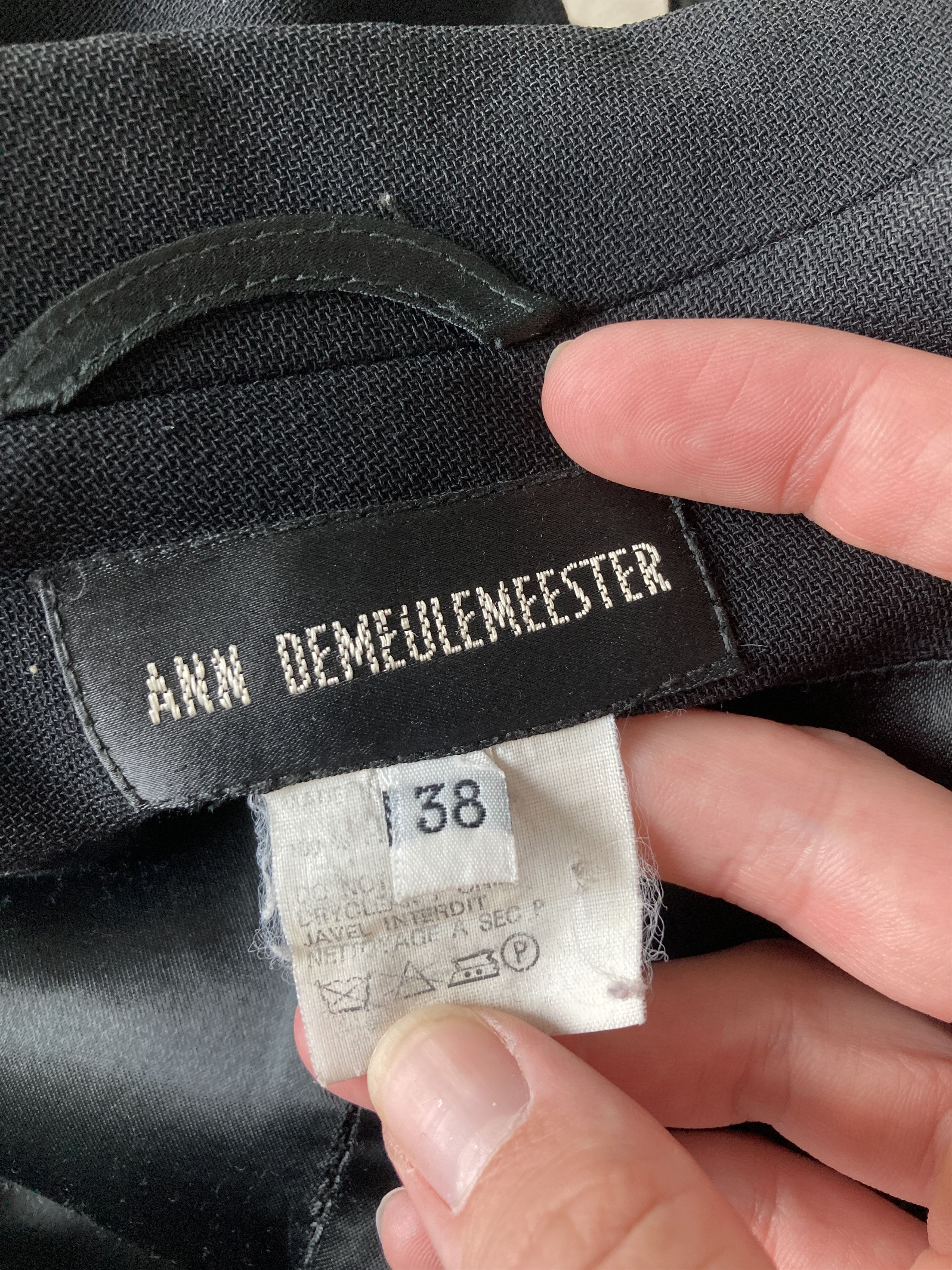 Ann Demeulemeester FW1992 Archive Double Breasted Coat Size S / US 4 / IT 40 - 11 Thumbnail