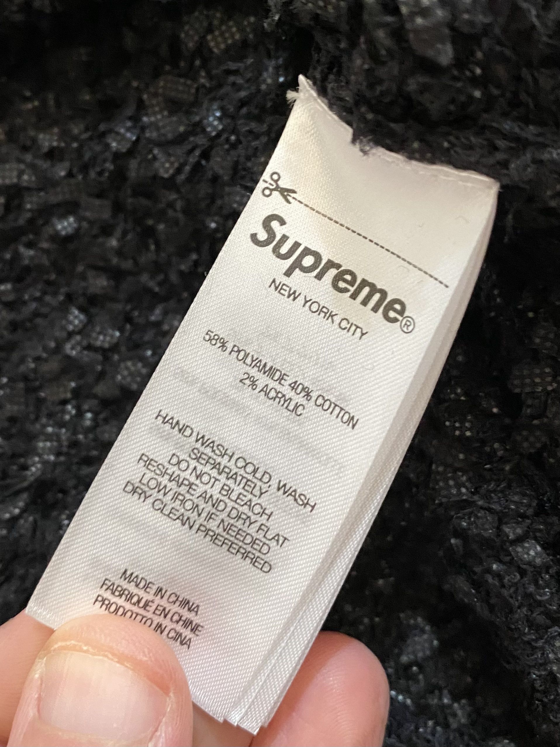 Supreme Supreme Textured Varsity Sweater Size US XL / EU 56 / 4 - 9 Thumbnail