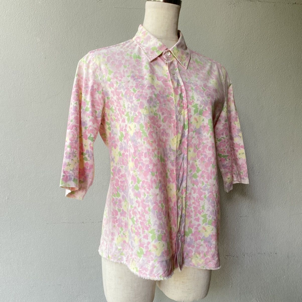Comme des Garcons COMME des GARÇONS Pastel Floral Button Shirt Size M / US 6-8 / IT 42-44 - 17 Thumbnail