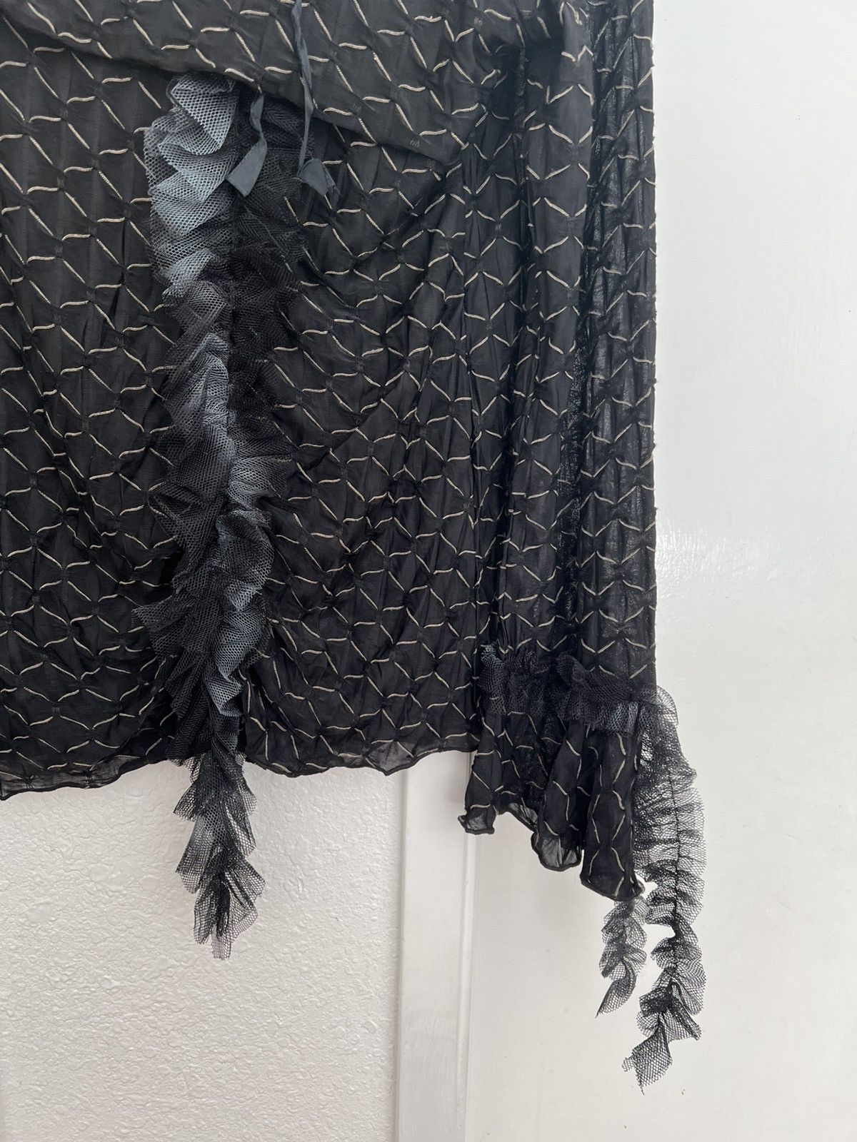 Japanese Brand × Vintage Blouse with lace frills Size S / US 4 / IT 40 - 2 Thumbnail