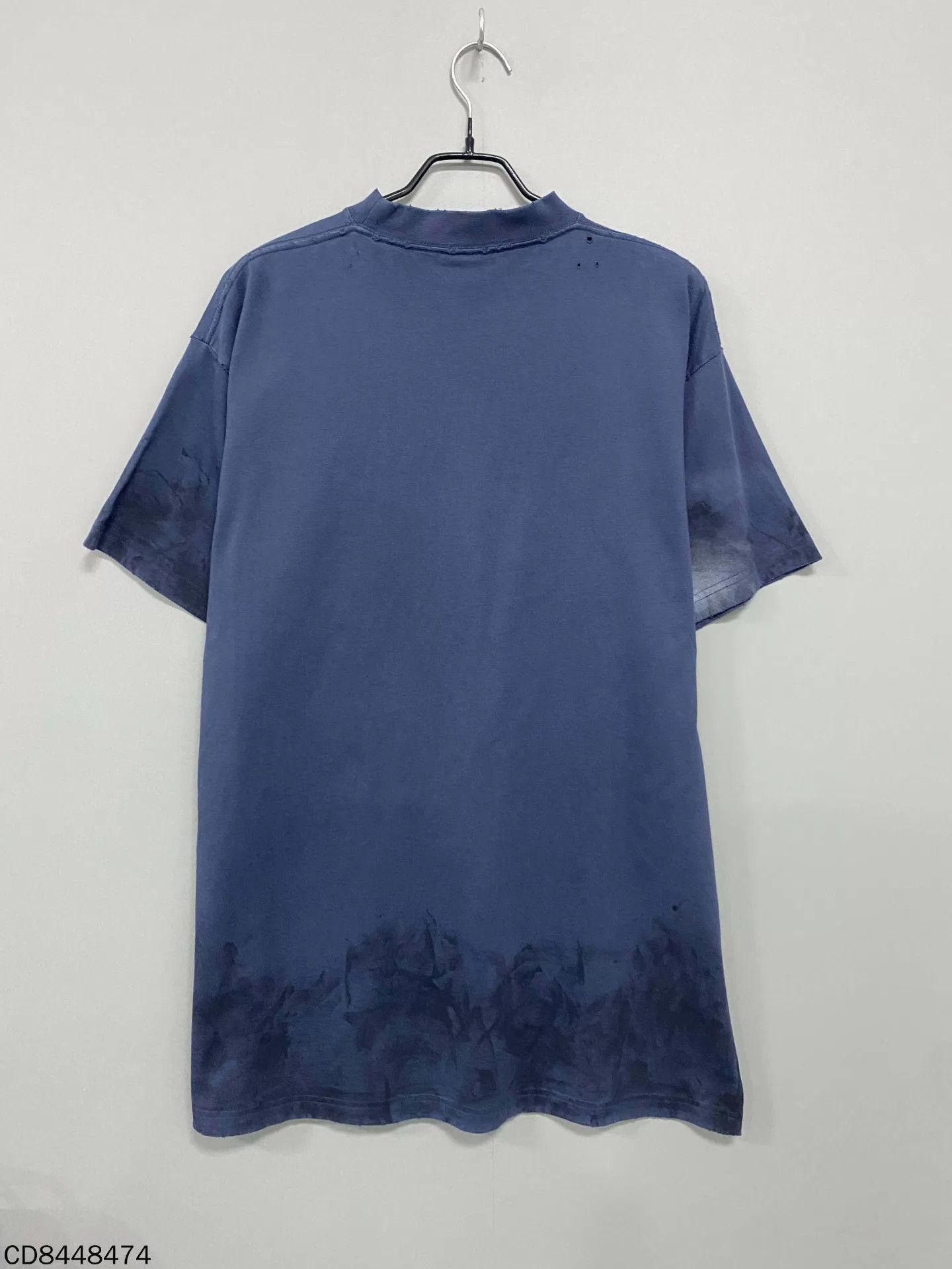 Balenciaga Balenciaga 3B Mud Dyed Distressed Short Sleeve L Size US S / EU 44-46 / 1 - 3 Thumbnail