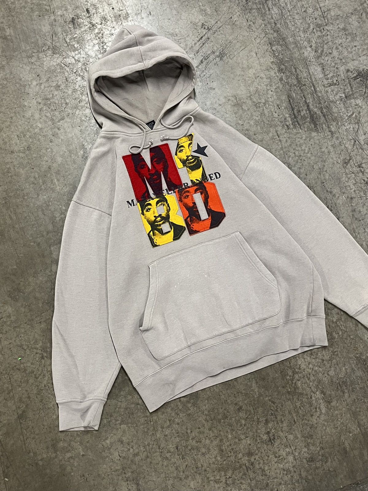 Vintage 2pac vintage streetwear hoodie hype rare skater hip hop Size US L / EU 52-54 / 3 - 1 Thumbnail
