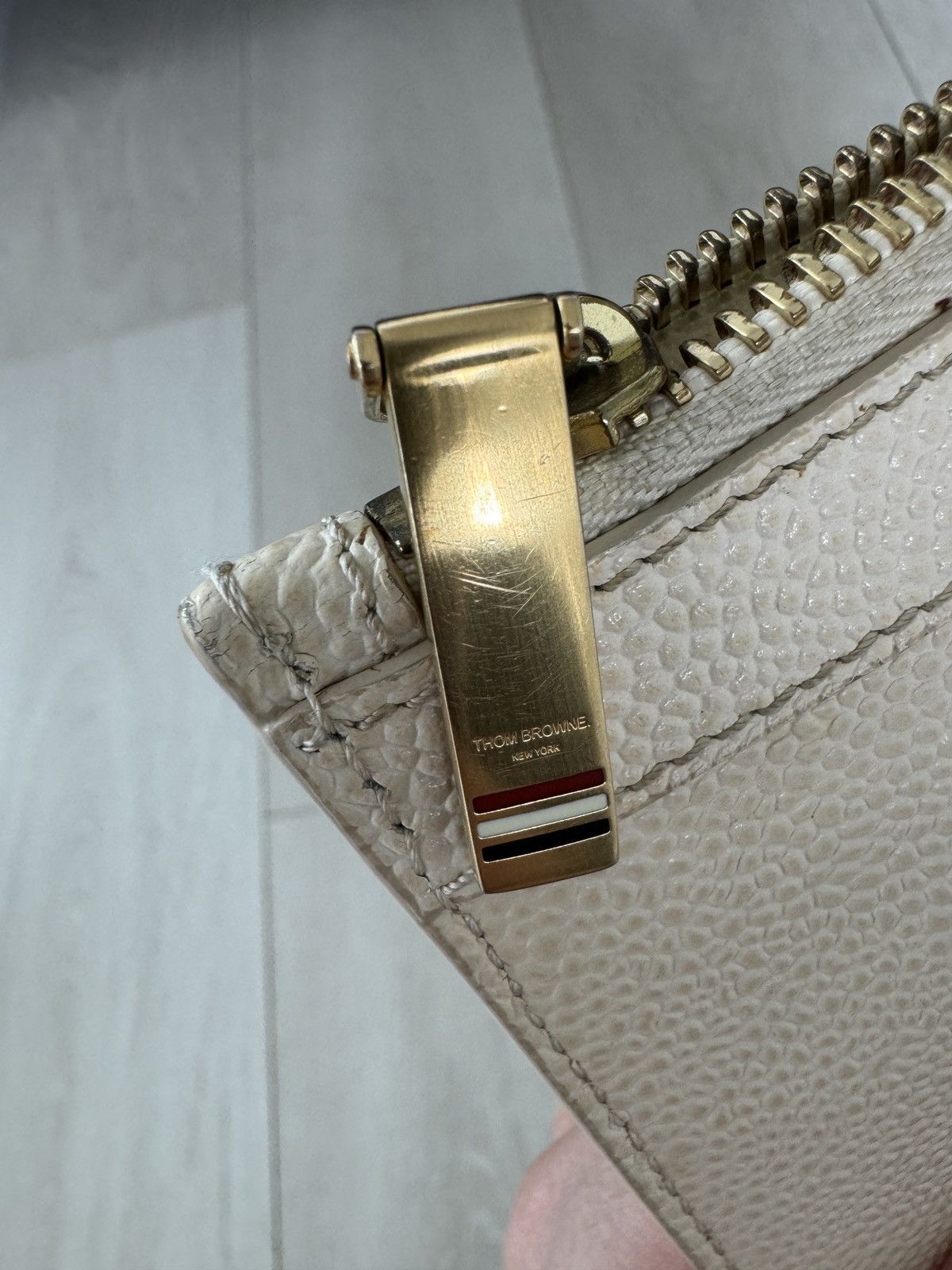 Thom Browne Thom Browne Leather Clutch Size ONE SIZE - 4 Thumbnail