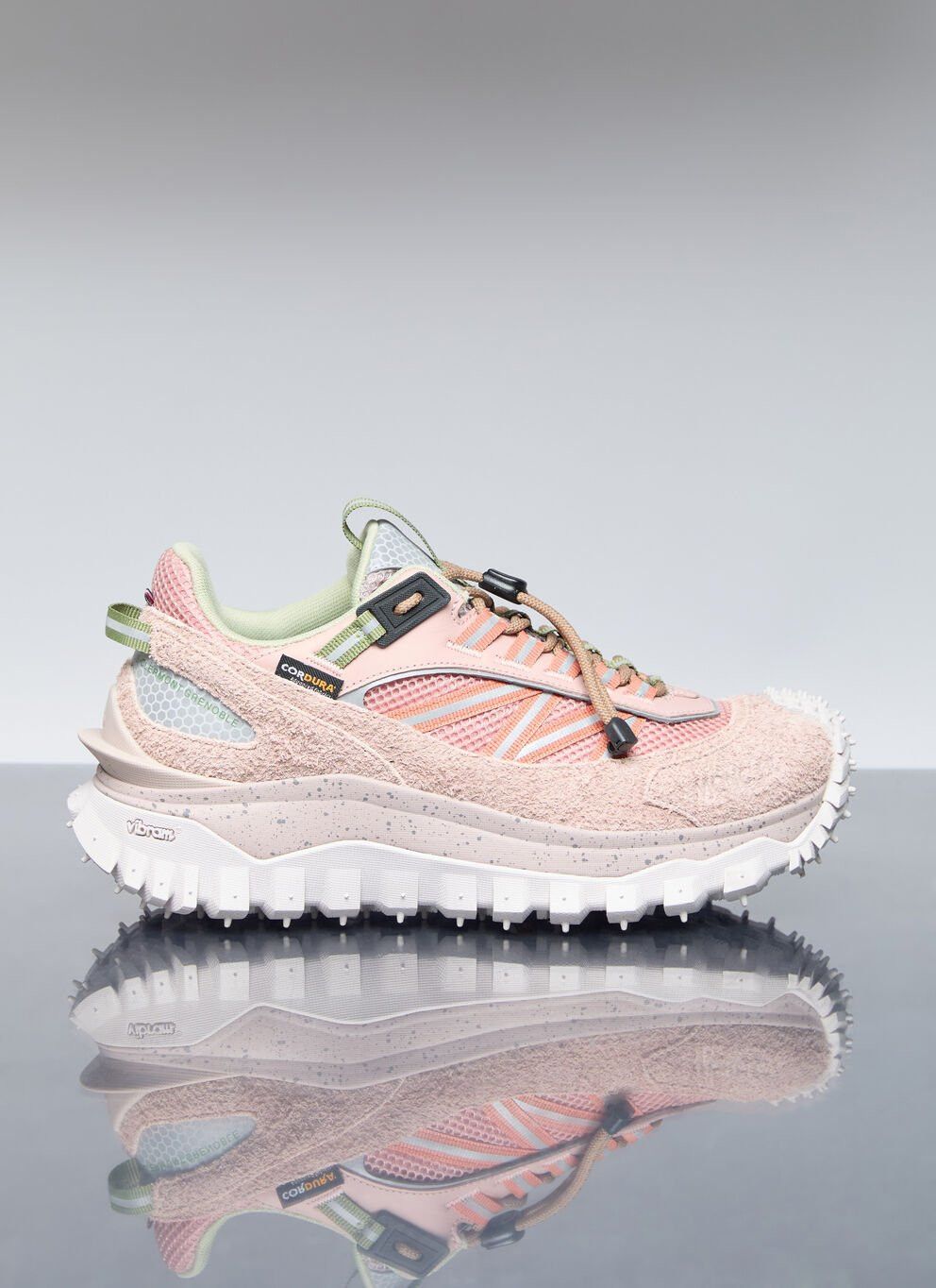 image of Moncler Trailgrip Low Top Sneakers in Pink, Women's (Size 6)