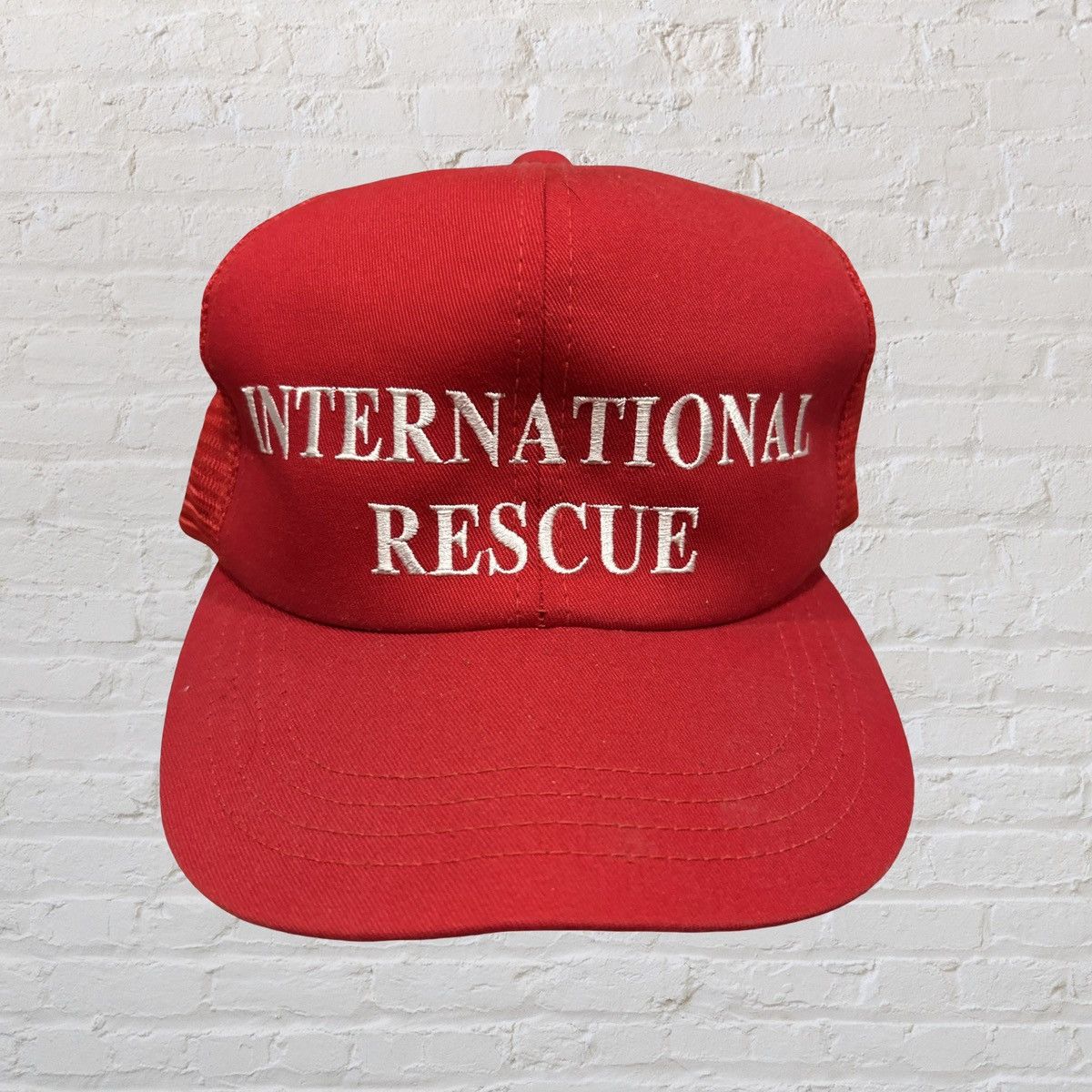Junya Watanabe MAN 2019SS INTERNATIONAL RESCUE Mesh Cap