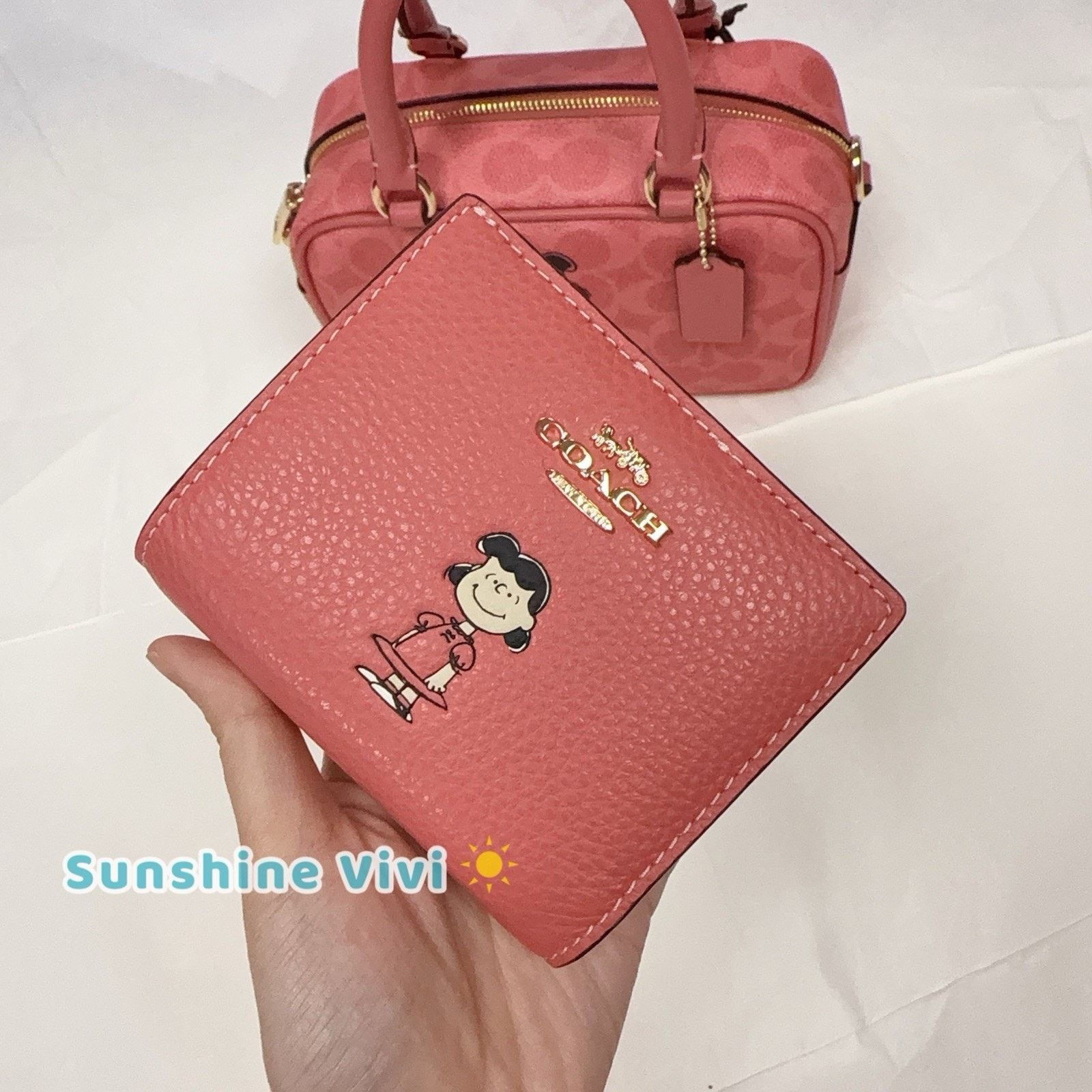 Coach NWT Bundle Coach X Peanuts Satchel CBJ62 & CBN89 Snap Wallet Size ONE SIZE - 2 Thumbnail