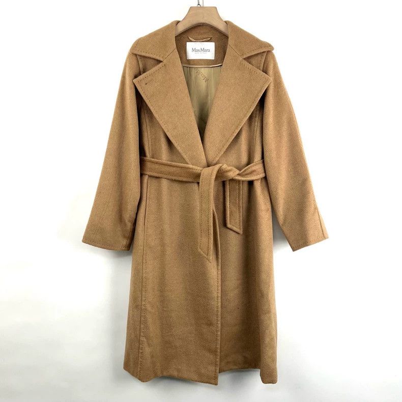Max Mara Max Mara Classic Camel Midi Coat Size S / US 4 / IT 40 - 1 Thumbnail