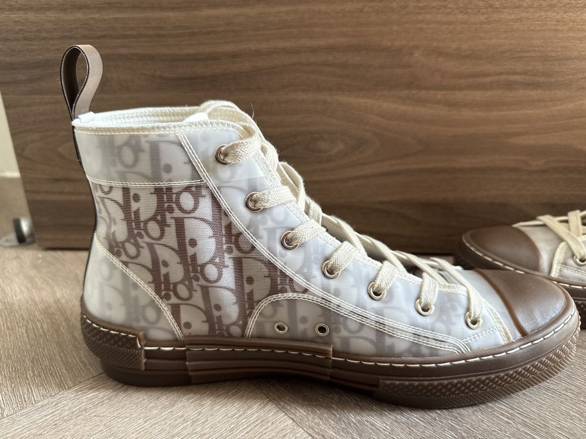 Christian Dior Monsieur Dior B23 Oblique Brown High Top – EU 43.5 - Great Condition Size US 10 / EU 43 - 2 Thumbnail