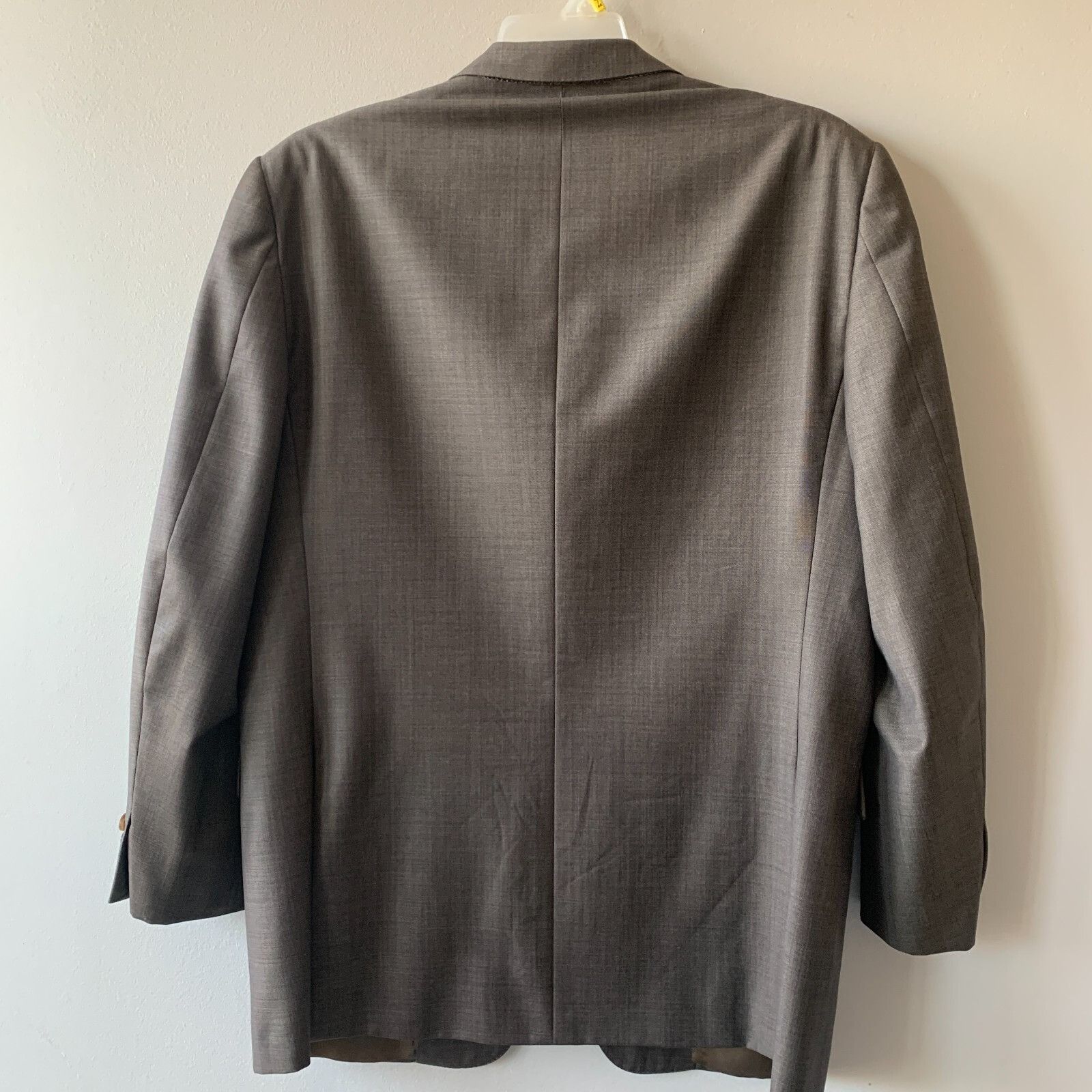 Ermenegildo Zegna Ermenegildo Zegna Sport Coat Men's 44 R Brown Suit Jacket Wo Size 44R - 8 Thumbnail