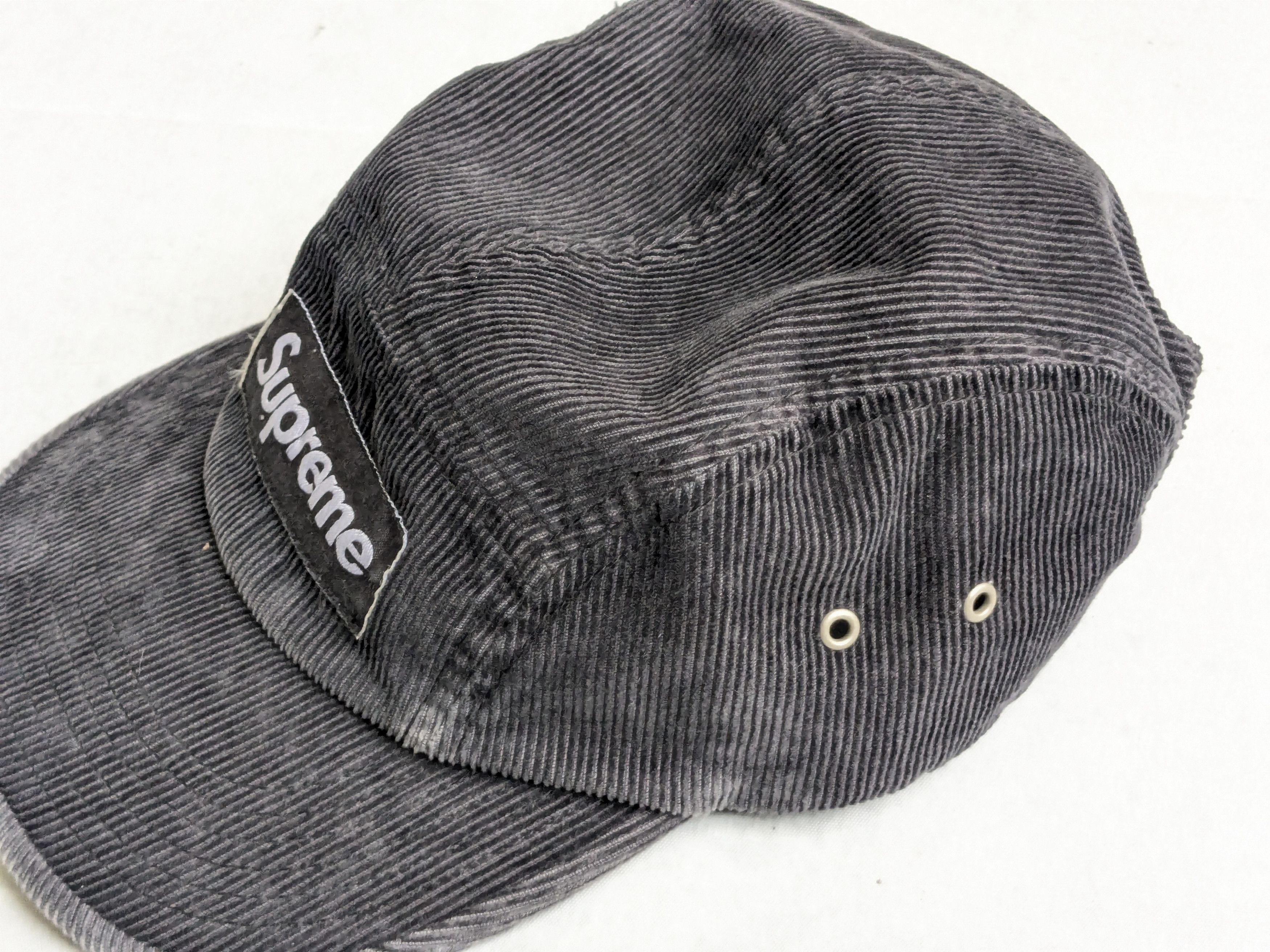 Supreme Supreme Corduroy Pocket Camp Cap Black Bogo Box Logo Size ONE SIZE - 3 Thumbnail