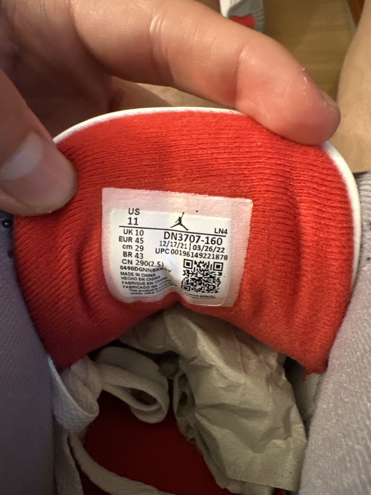 Other Nike Air Jordan 3 Retro Fire Red Size US 11 / EU 44 - 6 Thumbnail