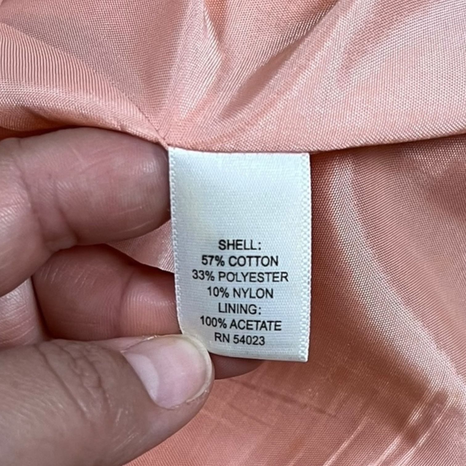 Banana Republic Banana Republic Peach and Cream Geometric Print Skirt Size 4 Size 27" / US 4 / IT 40 - 6 Thumbnail