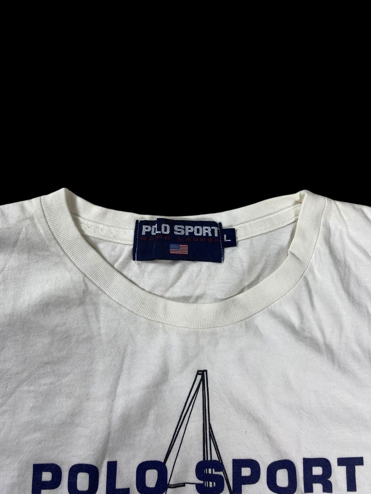 Polo Ralph Lauren Vintage Polo Sport 12M Yacht Tee Size US L / EU 52-54 / 3 - 6 Thumbnail