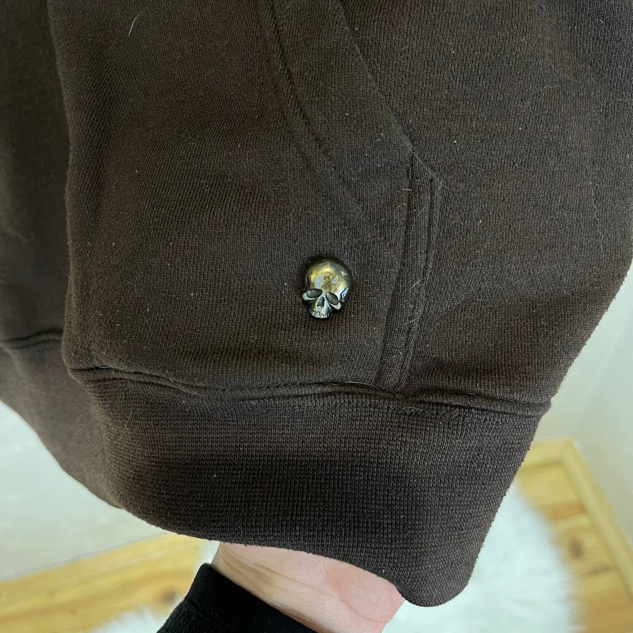 No Fear No Fear London Graphic Hoodie Skull Print Brown XXL Vintage Size US XXL / EU 58 / 5 - 3 Thumbnail
