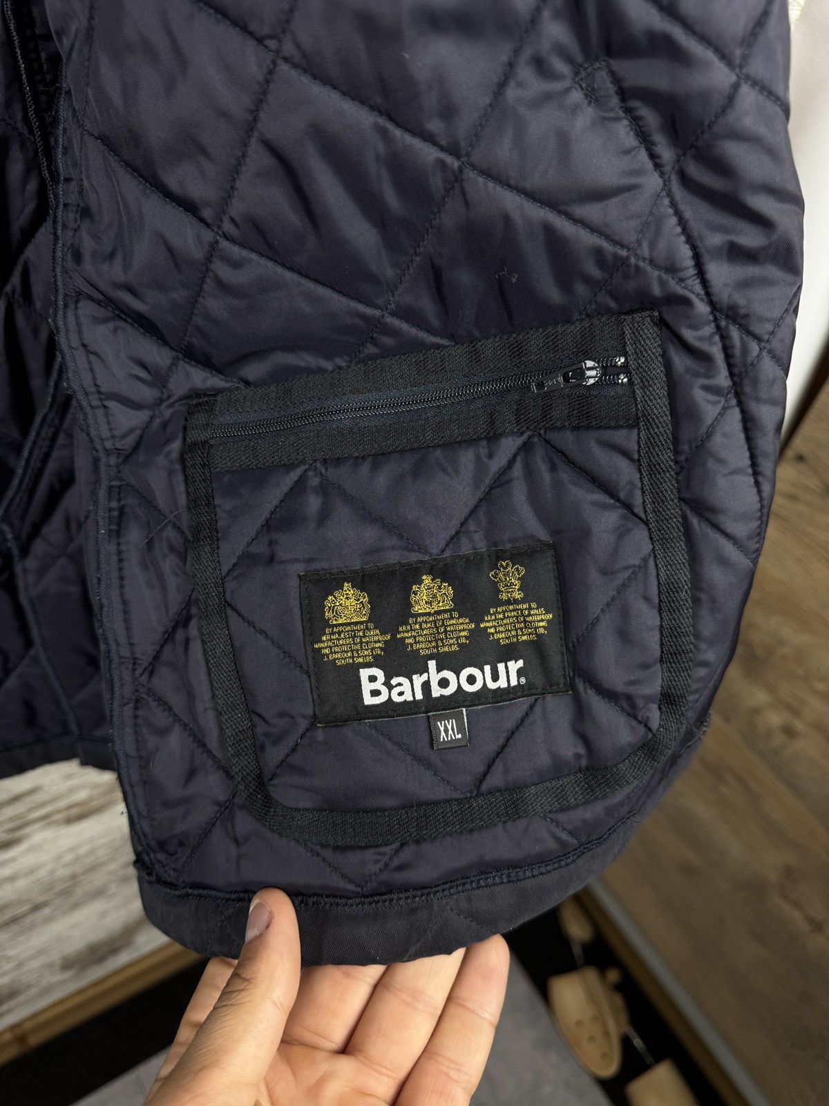 Barbour Mens Vintage Barbour Bonell quilt jacket quilted bombers Size US XXL / EU 58 / 5 - 11 Thumbnail