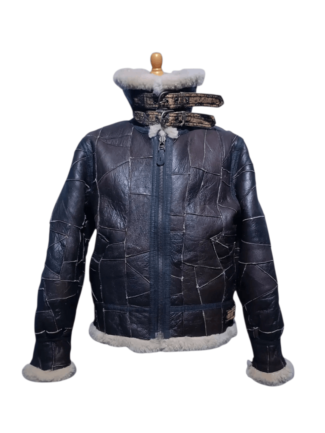 Vintage Vintage B 3 Flight Jacket Patchwork Leather Size US M / EU 48-50 / 2 - 2 Thumbnail